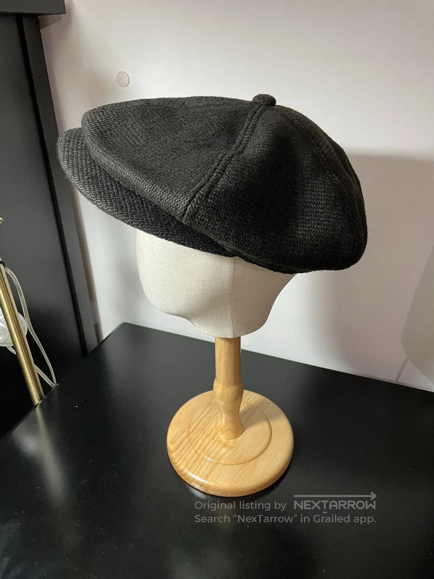 THE H.W.DOG&CO. H.W.Dog Winter Wool Newsboy Cap. Size ONE SIZE - 6 Thumbnail