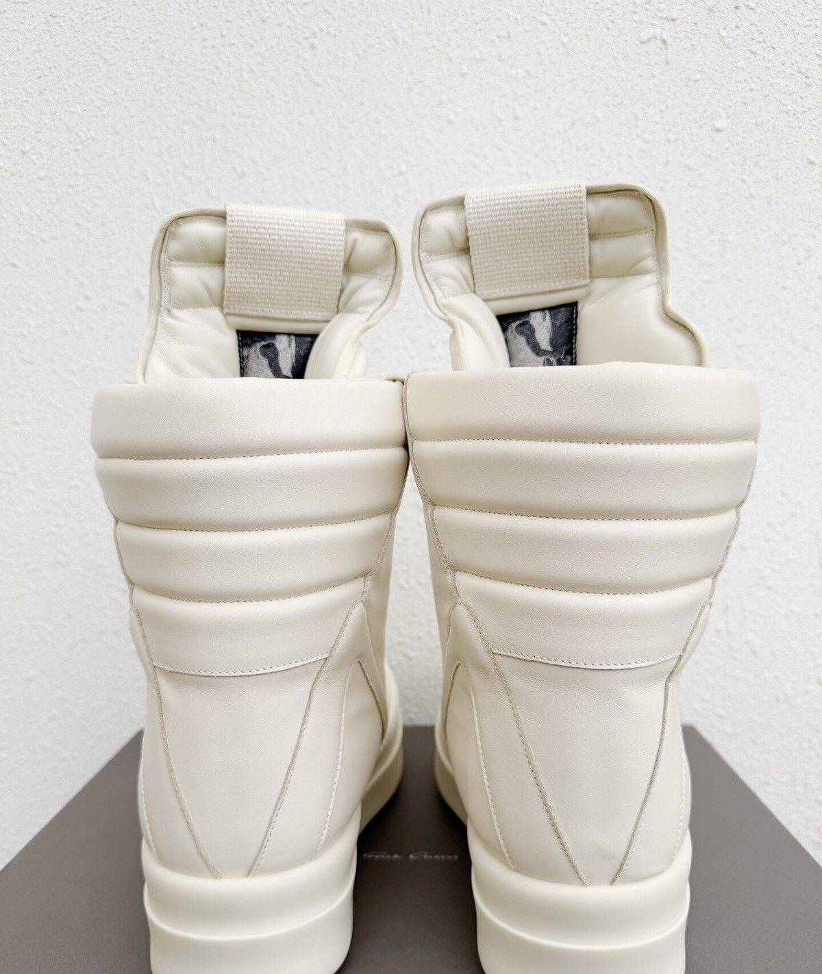 Rick Owens rickowens pure white thick sole high-top shoes Size US 8 / EU 41 - 5 Thumbnail