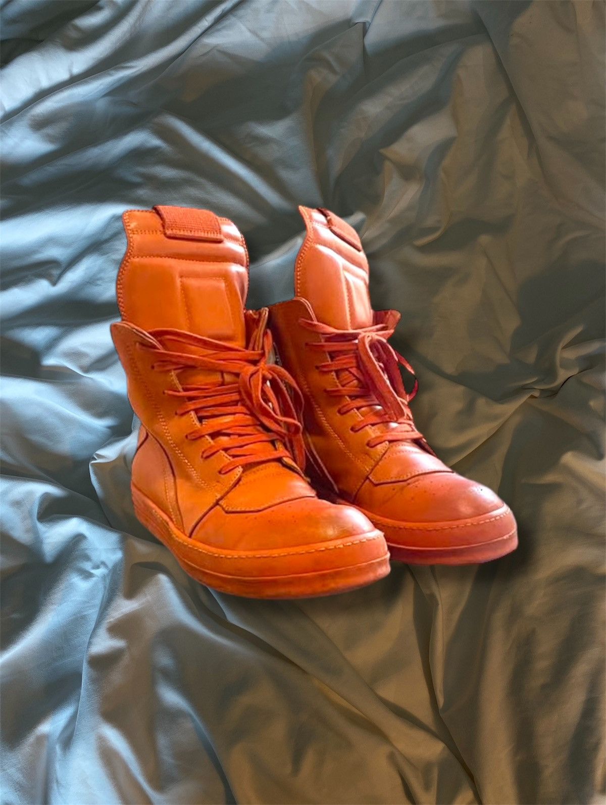 Rick Owens Rick Owens Geobasket “Papaya” SS16 Size US 7.5 / EU 40-41 - 1 Thumbnail