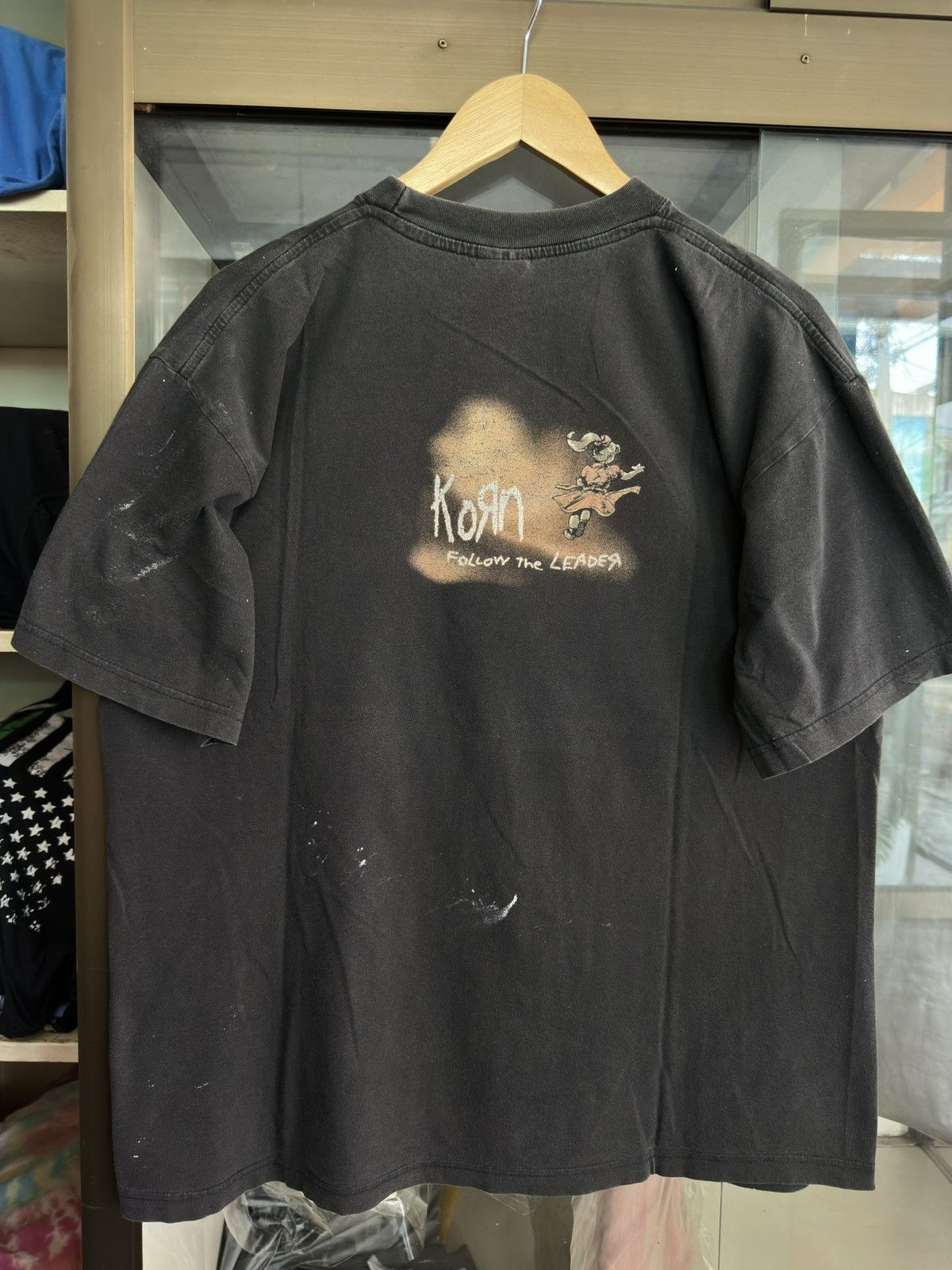 Band Tees Korn Follow the Leader 1998 Vintage Blue Grape Shirt Size US XL / EU 56 / 4 - 12 Thumbnail