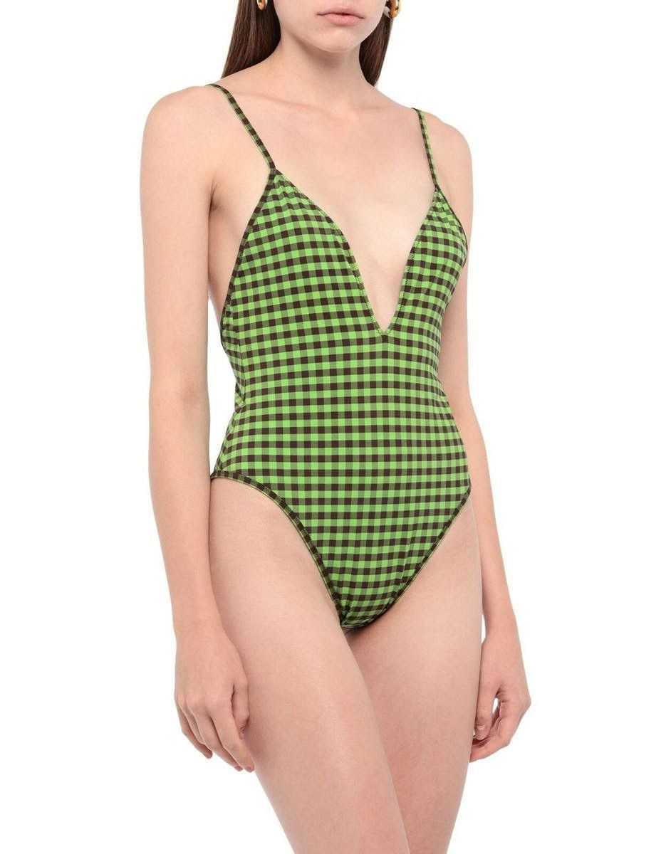 Fendi FENDI Monogram Gingham-Print Reversible Bodie Swimsuit Size M / US 6-8 / IT 42-44 - 3 Thumbnail