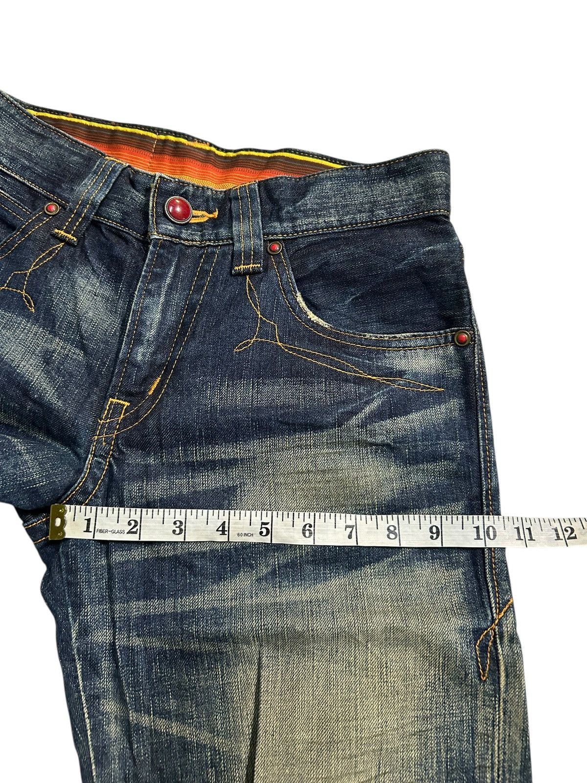 Japanese Brand × Kapital × Vintage Flare Edwin Bluetrip Japanese Style Denim Jeans Size US 29 - 14 Thumbnail