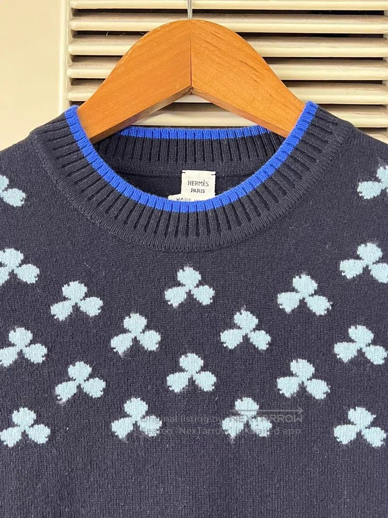 Hermes Hermes Women's Knitted Short Sleeve Size XS / US 0-2 / IT 36-38 - 3 Thumbnail