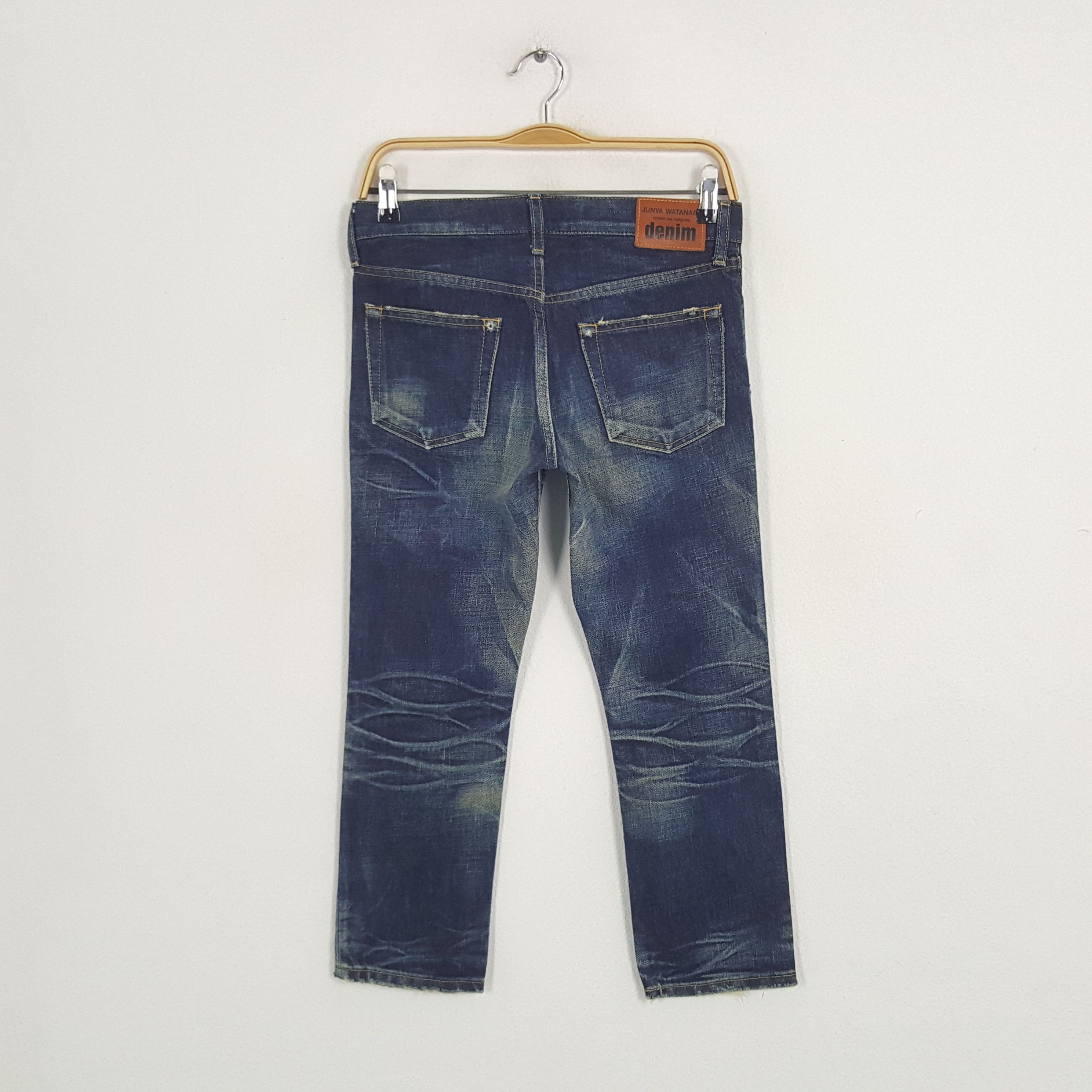 Comme des Garcons × Junya Watanabe × Vintage Vintage Comme des Garcons Japanese Designer Denim Jeans Size US 29 - 4 Thumbnail