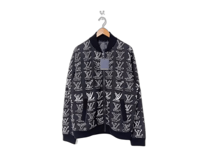 Louis Vuitton Louis Vuitton Graffiti Logo Jacket M/L-2506 Size US M / EU 48-50 / 2 - 1 Thumbnail