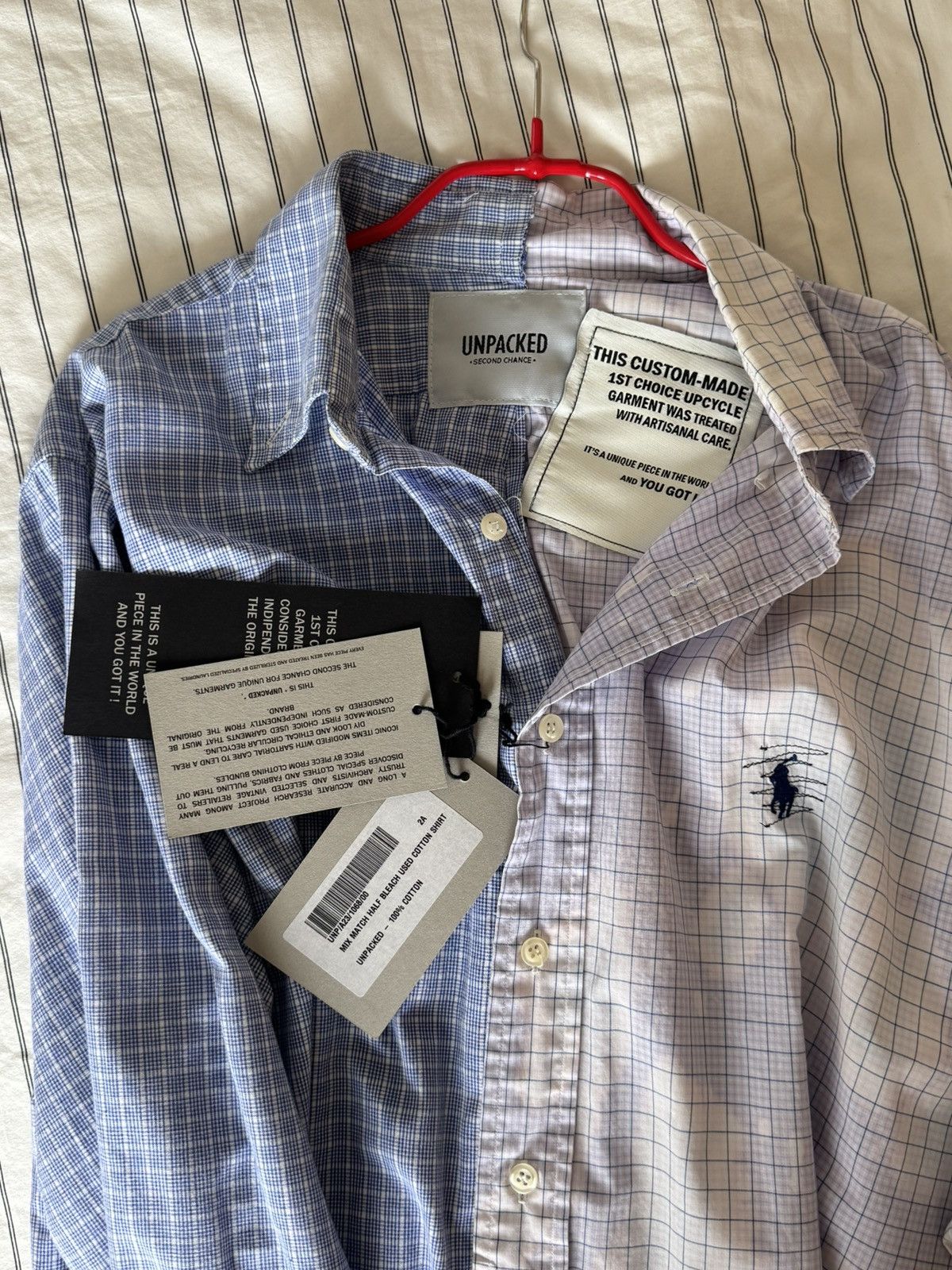 Ralph Lauren UNPACKED 1OF1 Reworked Check Shirt L Size US L / EU 52-54 / 3 - 2 Thumbnail
