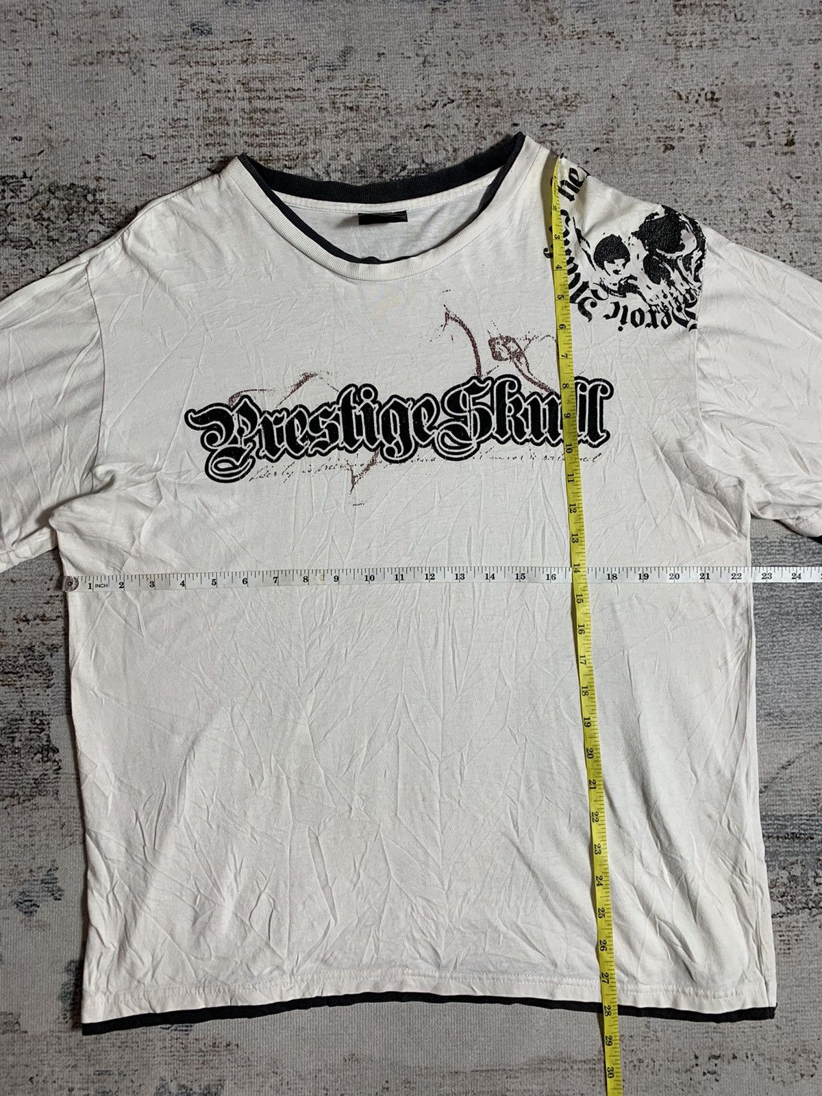 14th Addiction × Hysteric Glamour × If Six Was Nine Japanese Skull Poem Double Layer Y2k Ifsixwasnine Style Size US L / EU 52-54 / 3 - 8 Thumbnail