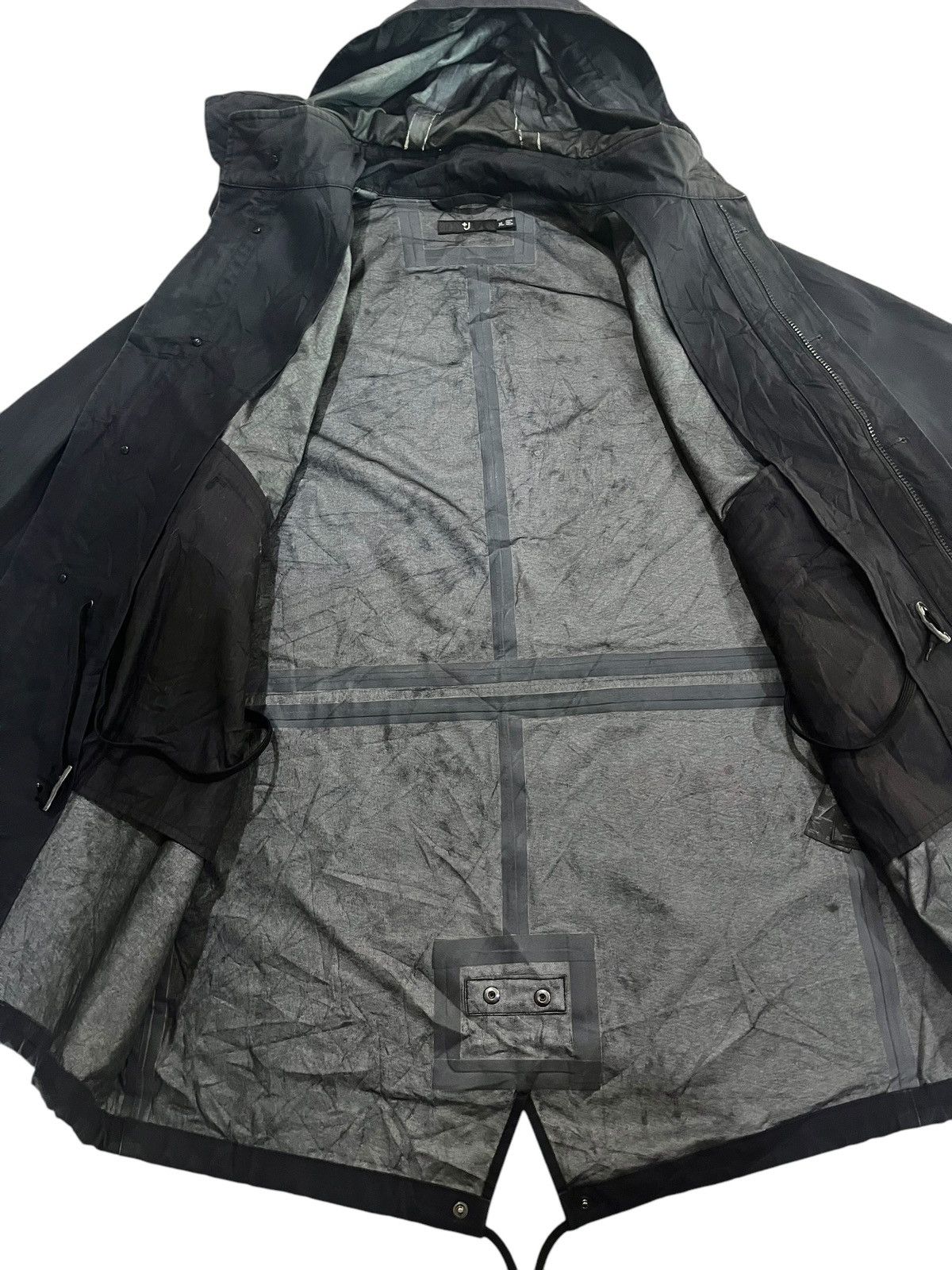 Jil Sander Vintage Uniqlo Jil Sander Blocktech Fishtail Parka Hoodie Size US XL / EU 56 / 4 - 9 Thumbnail