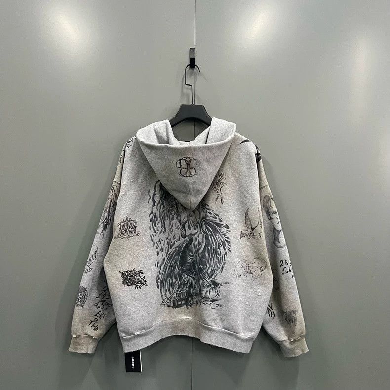 Balenciaga Balenciaga Mud dyed old graffiti coat Size US M / EU 48-50 / 2 - 2 Thumbnail