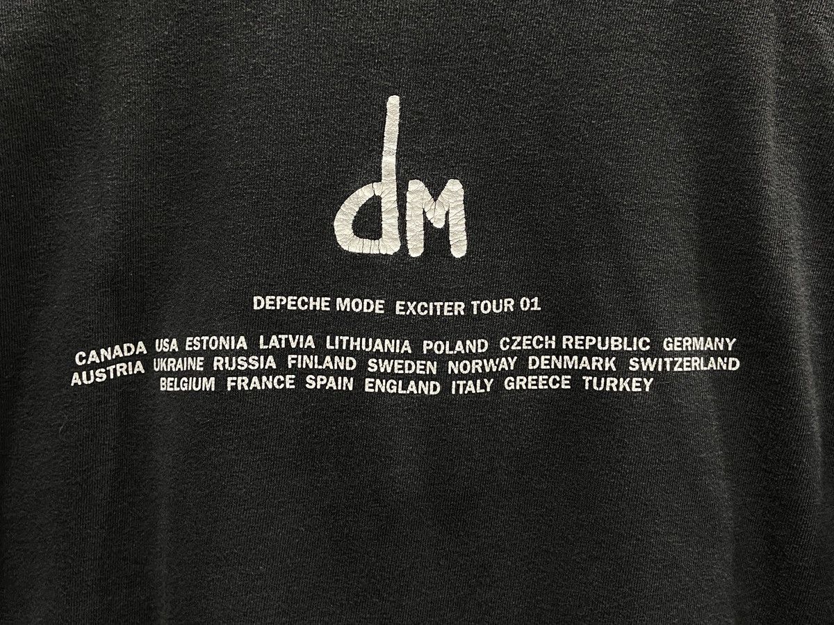 Band Tees 2001s Depeche Mode Alternative rock New wave Tour TShirt Size US L / EU 52-54 / 3 - 11 Thumbnail