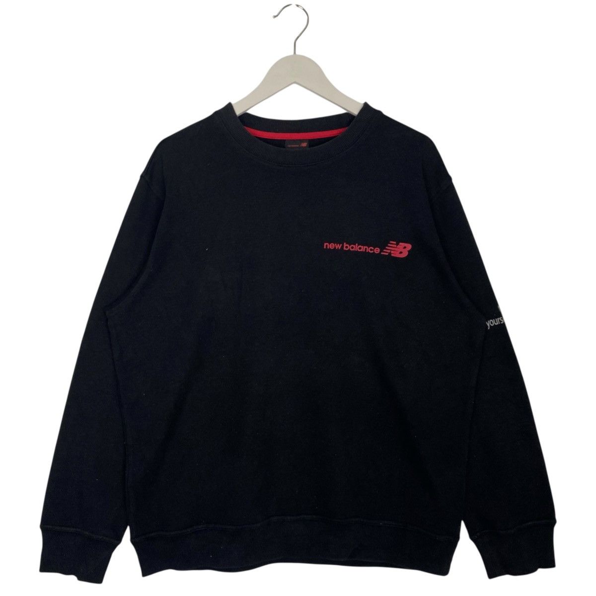 Vintage Vintage New Balance Crewneck Sweatshirt Black Size 3L Size US L / EU 52-54 / 3 - 1 Thumbnail
