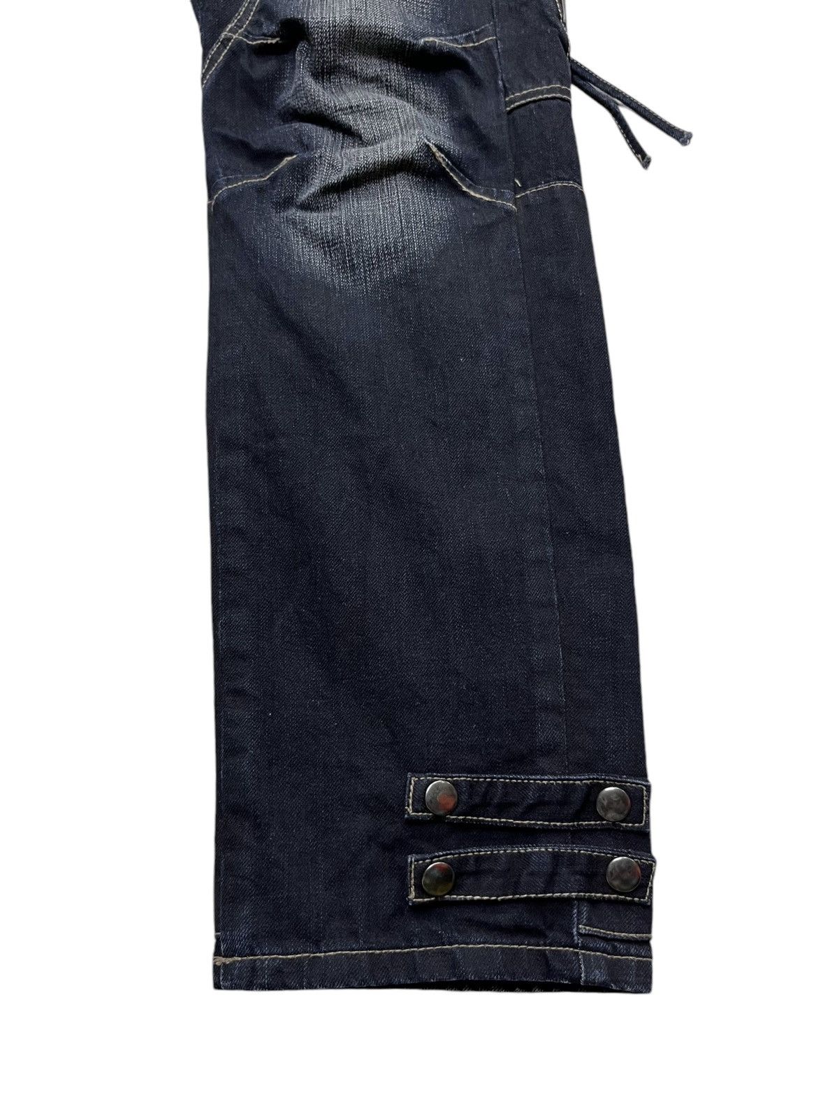 PPFM 🔥FYE🔥PPFM Punk Bondage Multi-zipper Double Flap Bush Pants Size US 31 - 15 Thumbnail
