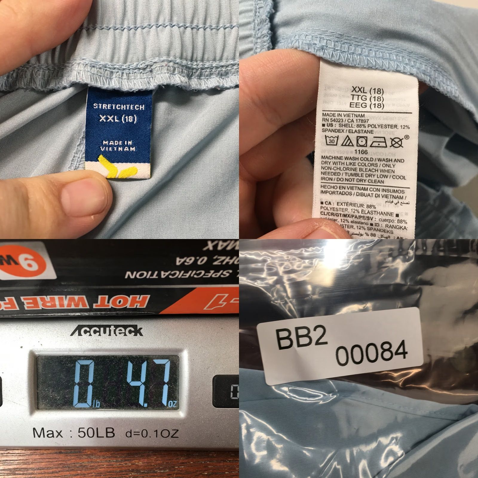 Old Navy Old Navy Stretch Tech Activewear Short Womens XXL Blue Mid Rise Elastic Blend Size 26" / US 2 / IT 38 - 9 Thumbnail
