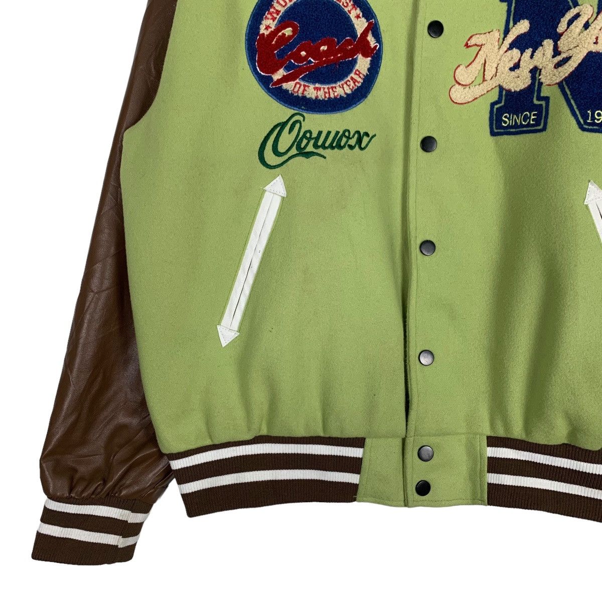 Japanese Brand DLEEPY TOWN Varsity Jacket #0684-C31 Size US L / EU 52-54 / 3 - 5 Thumbnail