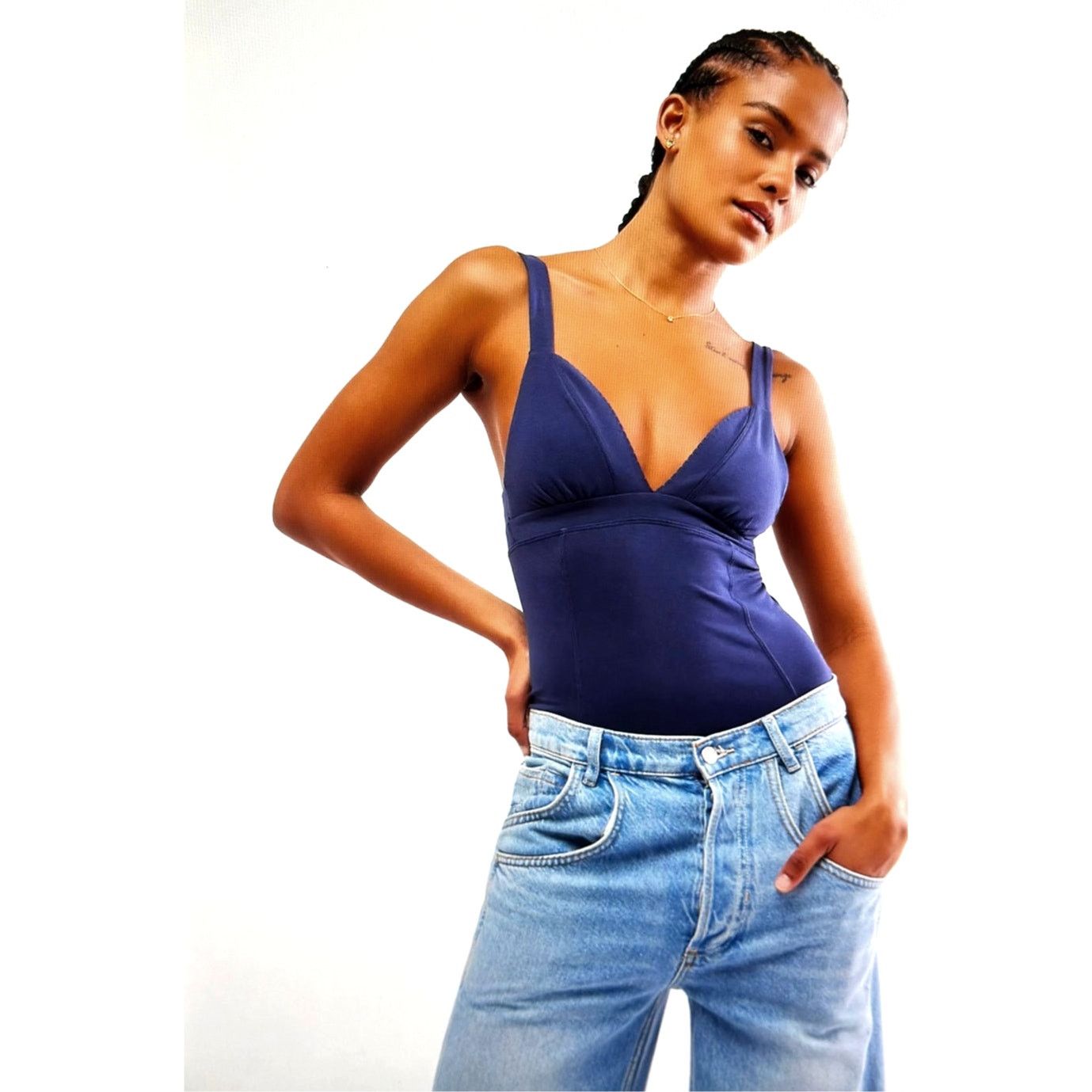 Free People Free People Wear It Out Bodysuit - Graystone - size M Size M / US 6-8 / IT 42-44 - 4 Thumbnail