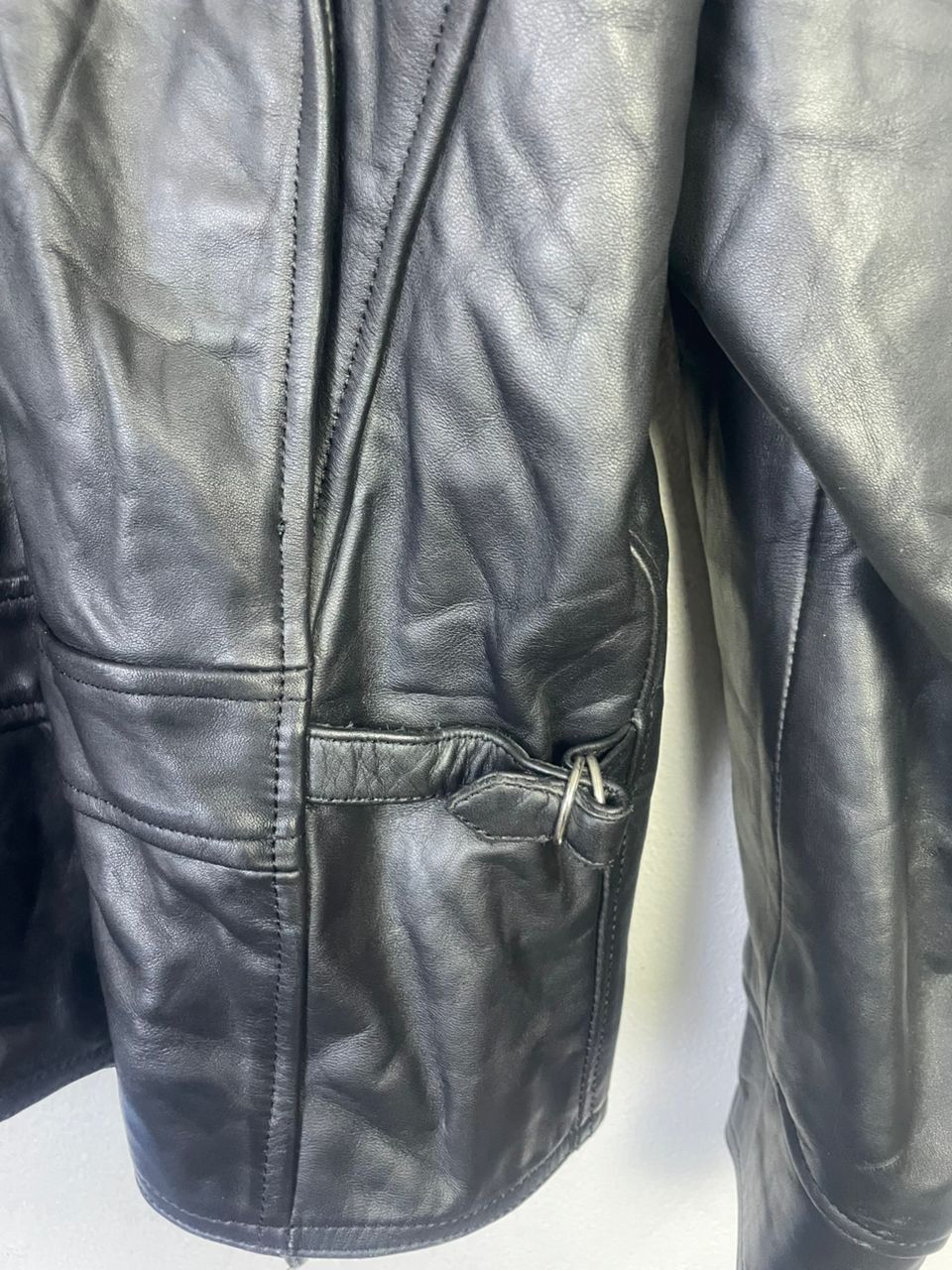 Japanese Brand × Vintage Vintage Nankai Leather Jacket Motorsport Size US XL / EU 56 / 4 - 13 Thumbnail