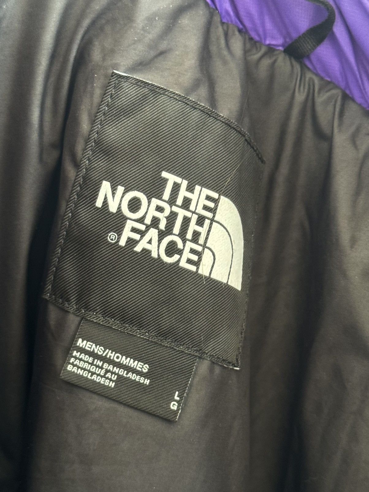 The North Face The North Face Purple Puffer Jacket Size US L / EU 52-54 / 3 - 3 Thumbnail