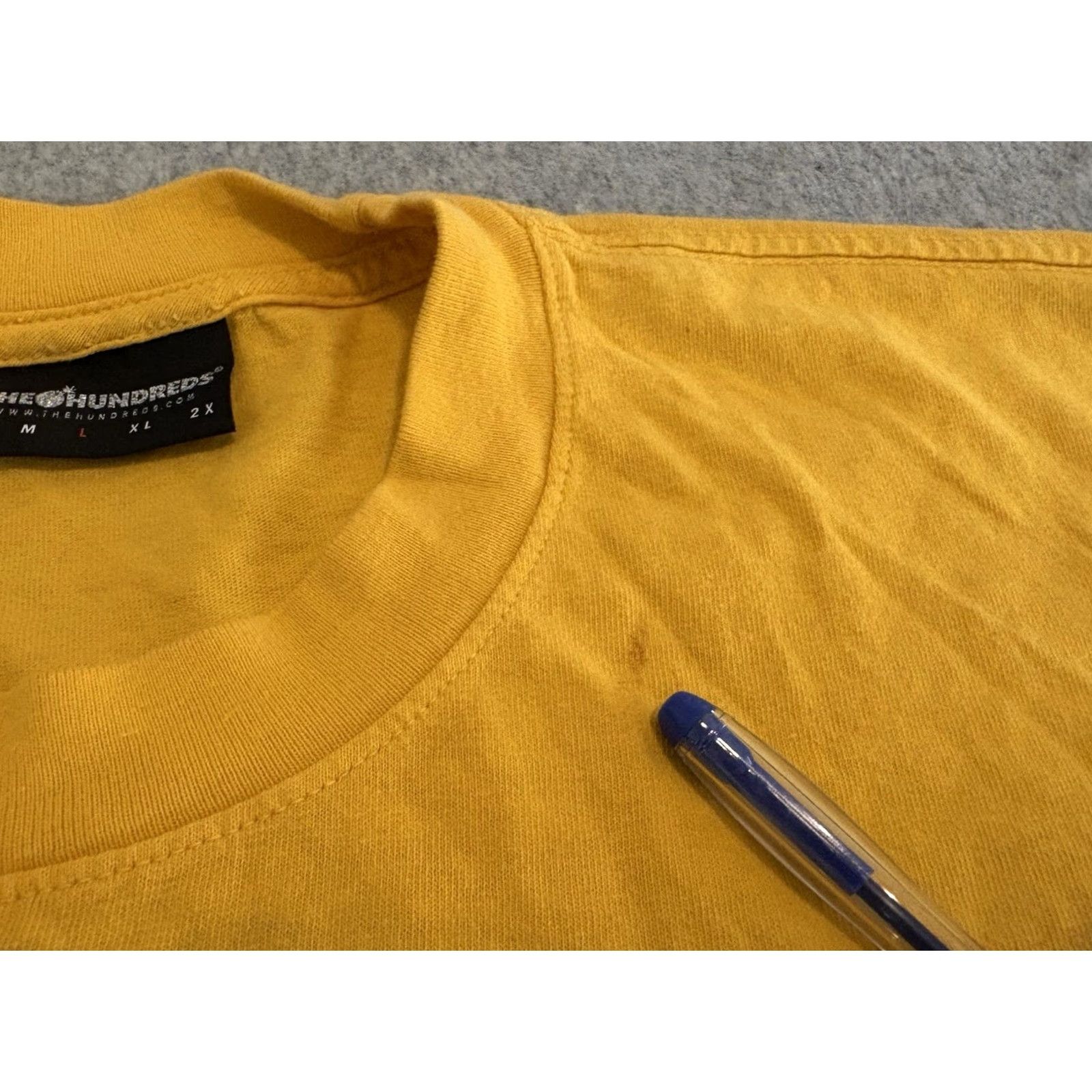 The Hundreds The Hundreds x Felt Yellow Bomb Tee Shirt Large Size US L / EU 52-54 / 3 - 6 Thumbnail