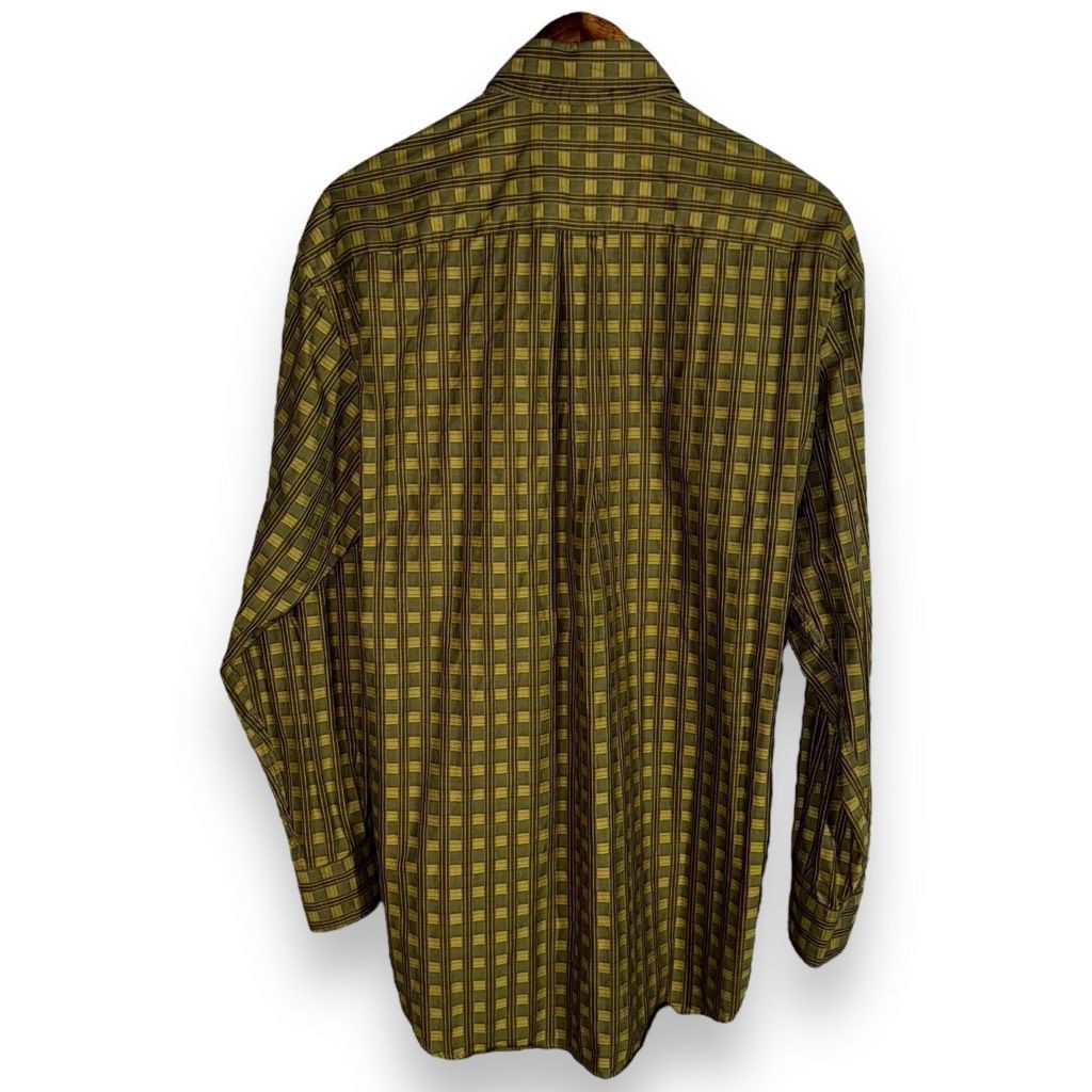Robert Talbott Robert Talbott Green Check Button Down Shirt Size M Size US M / EU 48-50 / 2 - 8 Thumbnail