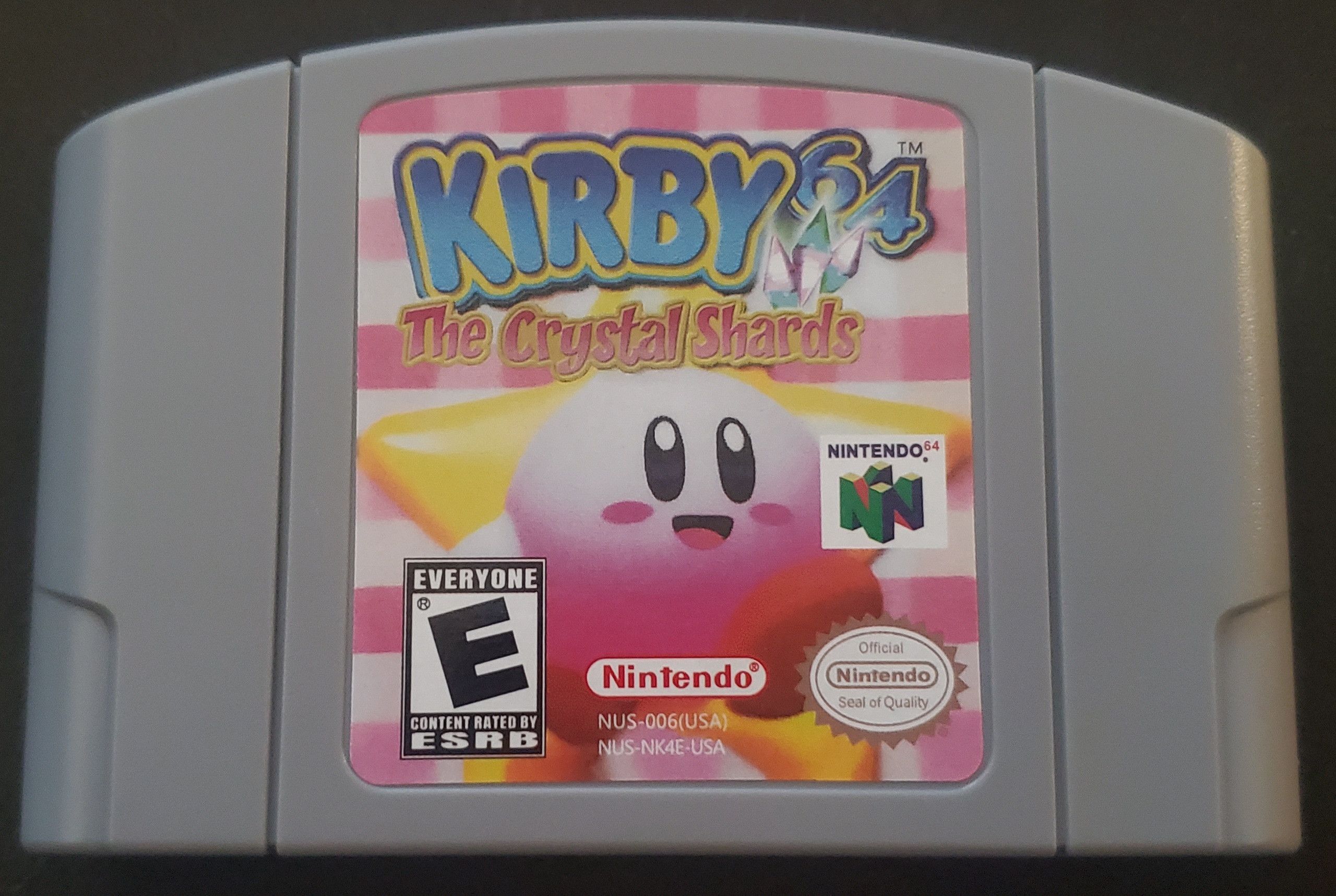 Nintendo Kirby 64 The Crystal Shards N64 Nintendo 64 Video Game Size ONE SIZE - 1 Thumbnail