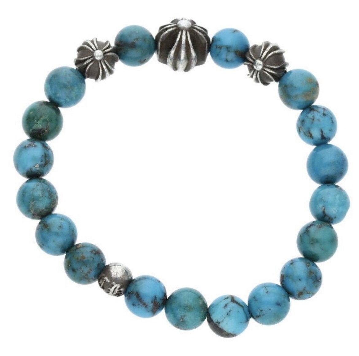 Chrome Hearts Chrome Hearts Turquoise Bead Bracelet Size ONE SIZE - 2 Thumbnail