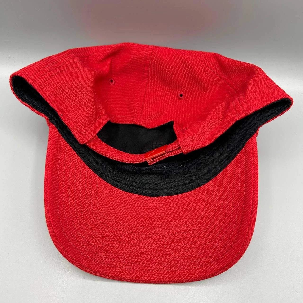 Jordan Brand Air Jordan Hat Men Red Embroidered Logo Strap Back Cap Size ONE SIZE - 8 Thumbnail