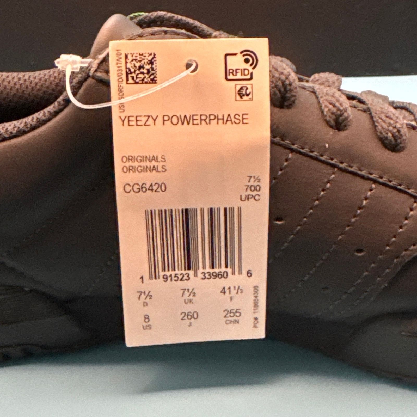 Adidas adidas Yeezy Powerphase Calabasas Core Black m8 Size US 8 / EU 41 - 10 Thumbnail