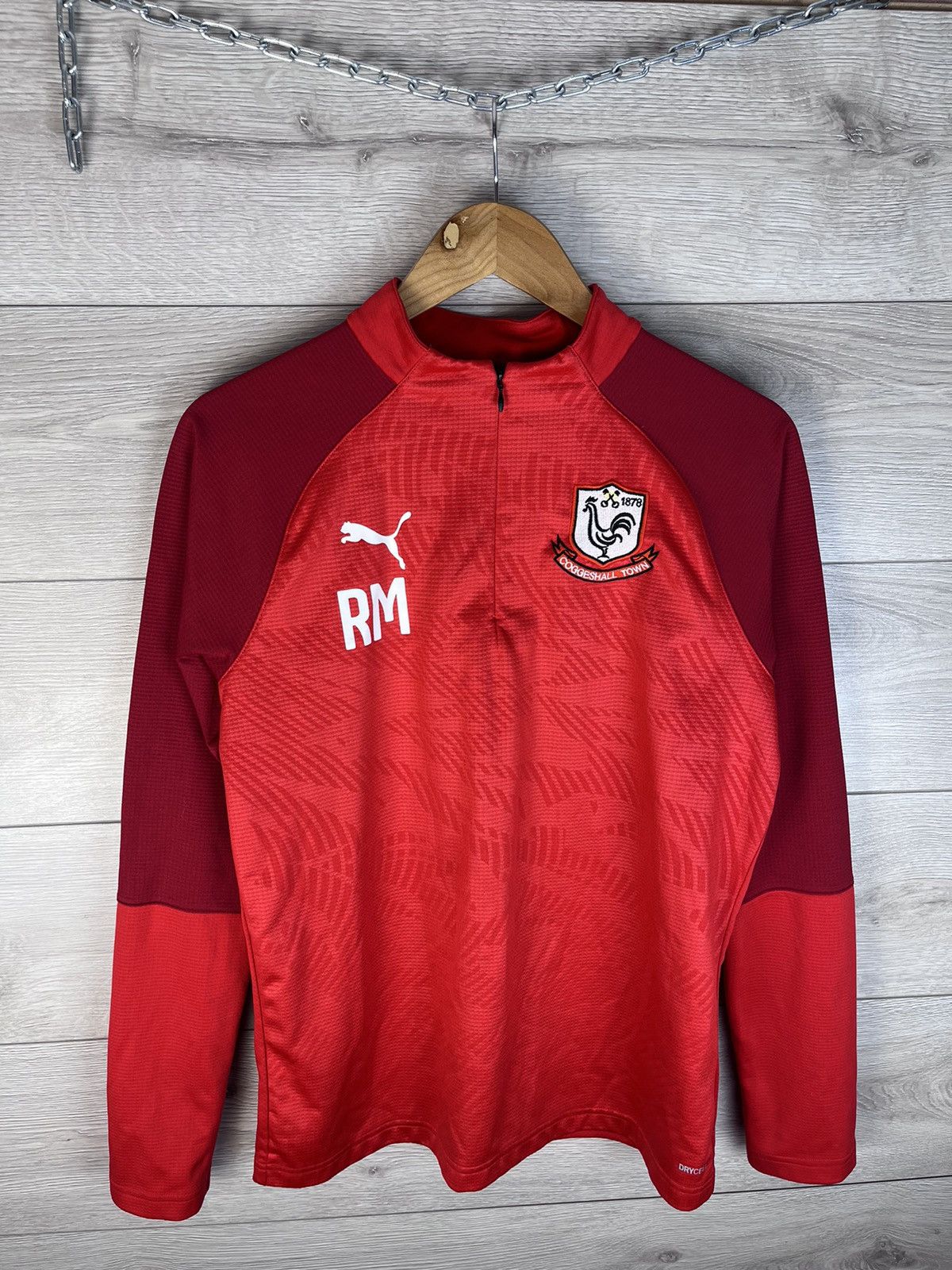 Puma Men’s soccer sweater 1/3 zip Puma FC Coggeshall Town size S Size US S / EU 44-46 / 1 - 5 Thumbnail