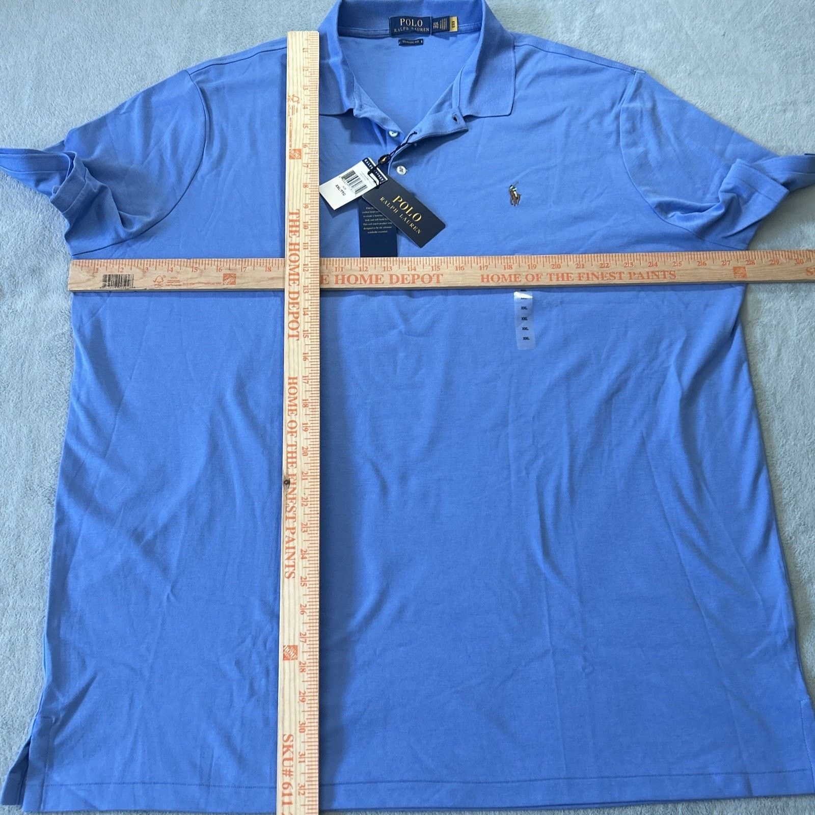 Ralph Lauren Polo Ralph Lauren Iconic Mesh Polo Shirt 2XL Three Button Size US XXL / EU 58 / 5 - 6 Thumbnail