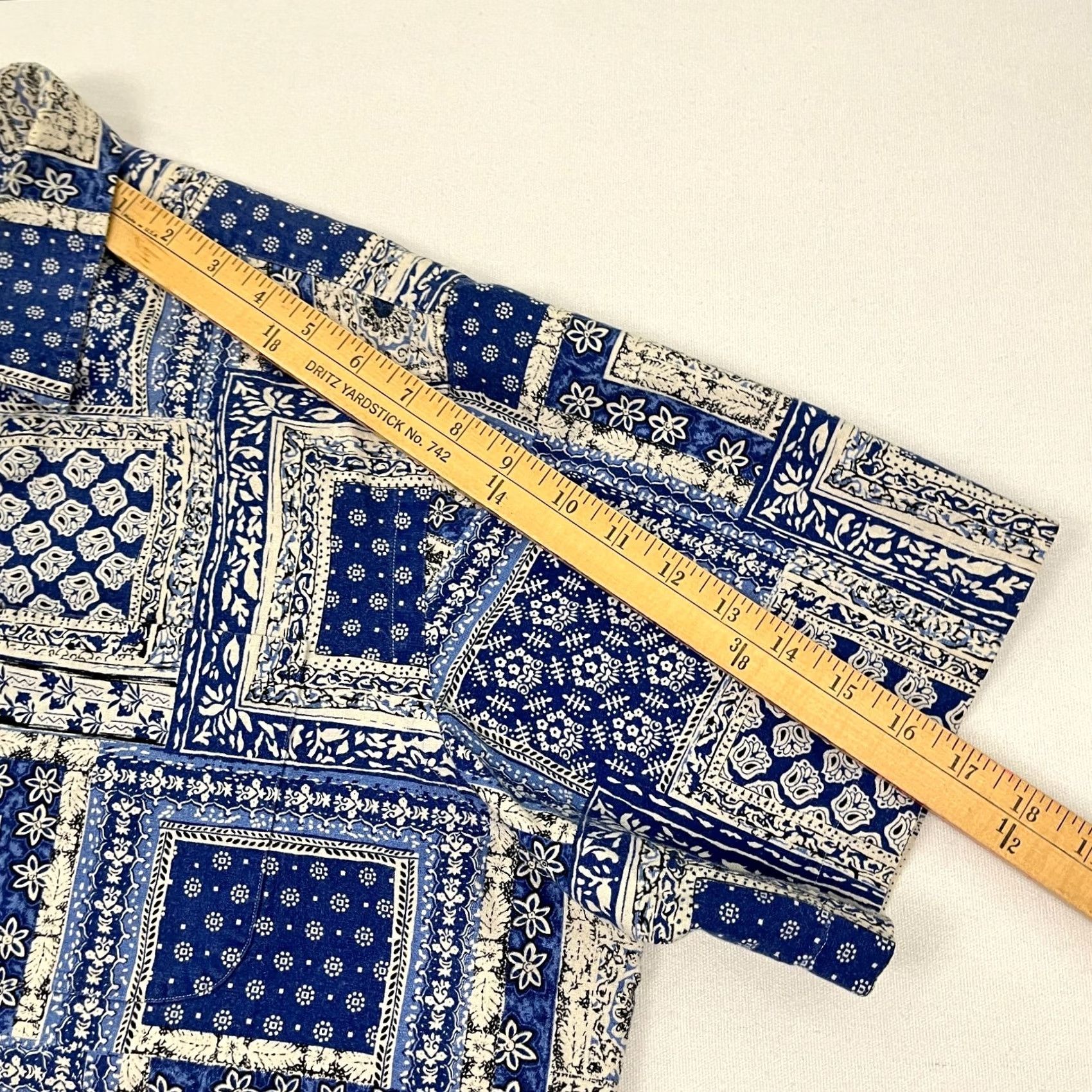 Polo Ralph Lauren VINTAGE Polo Ralph Lauren Clayton Shirt Mens XL Blue Paisley Bandana Linen Button Up Size US XL / EU 56 / 4 - 6 Thumbnail