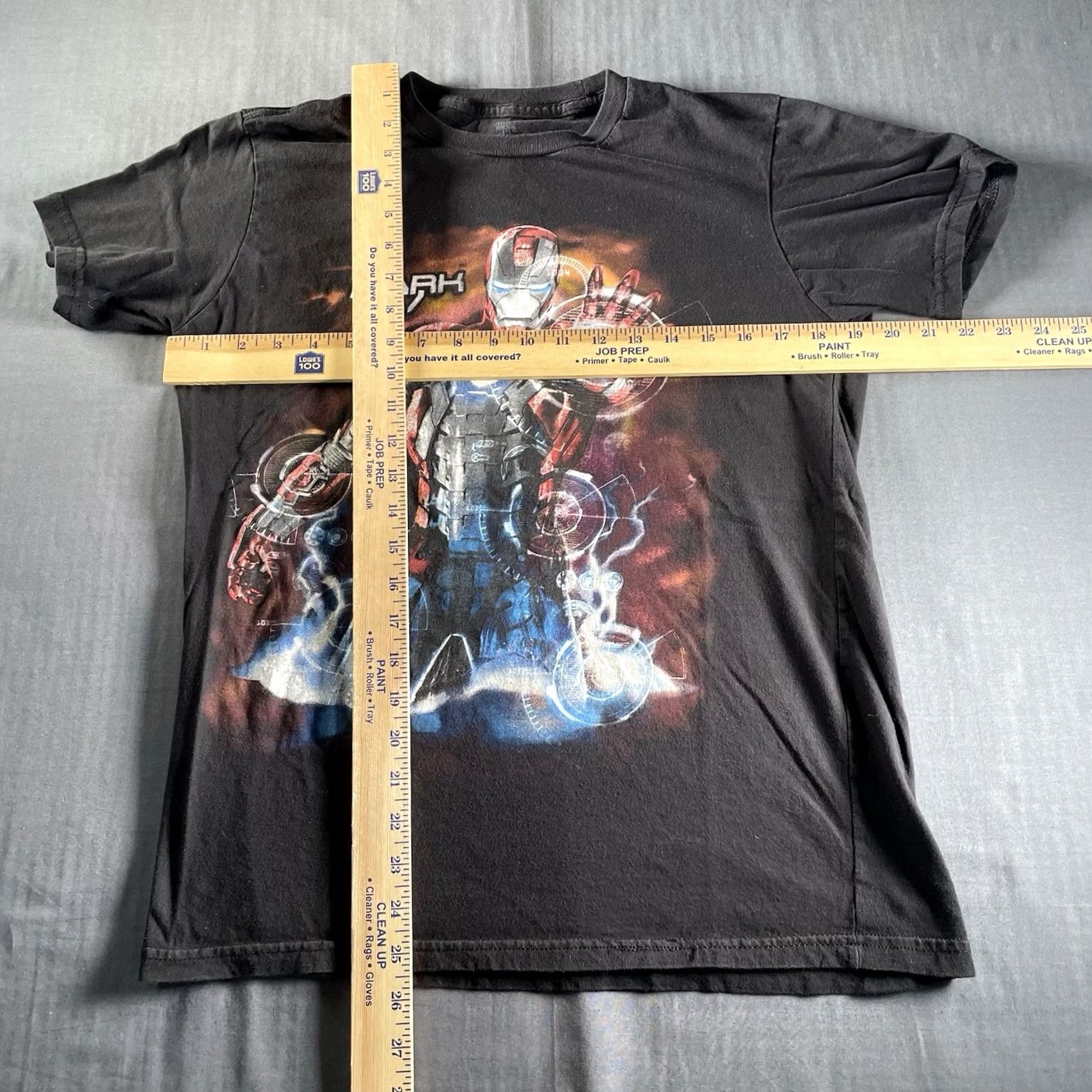 Vintage Iron Man Shirt Marvel Men’s Medium Tee Black 2010 Iron Man 2 Promo Mark V T-Shirt Mens Size US M / EU 48-50 / 2 - 4 Thumbnail