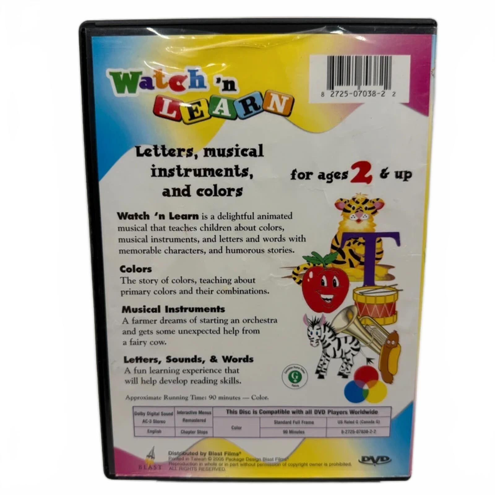 Other Watch 'n Learn - Volume 1 (2006) - DVD Only Size ONE SIZE - 2 Thumbnail