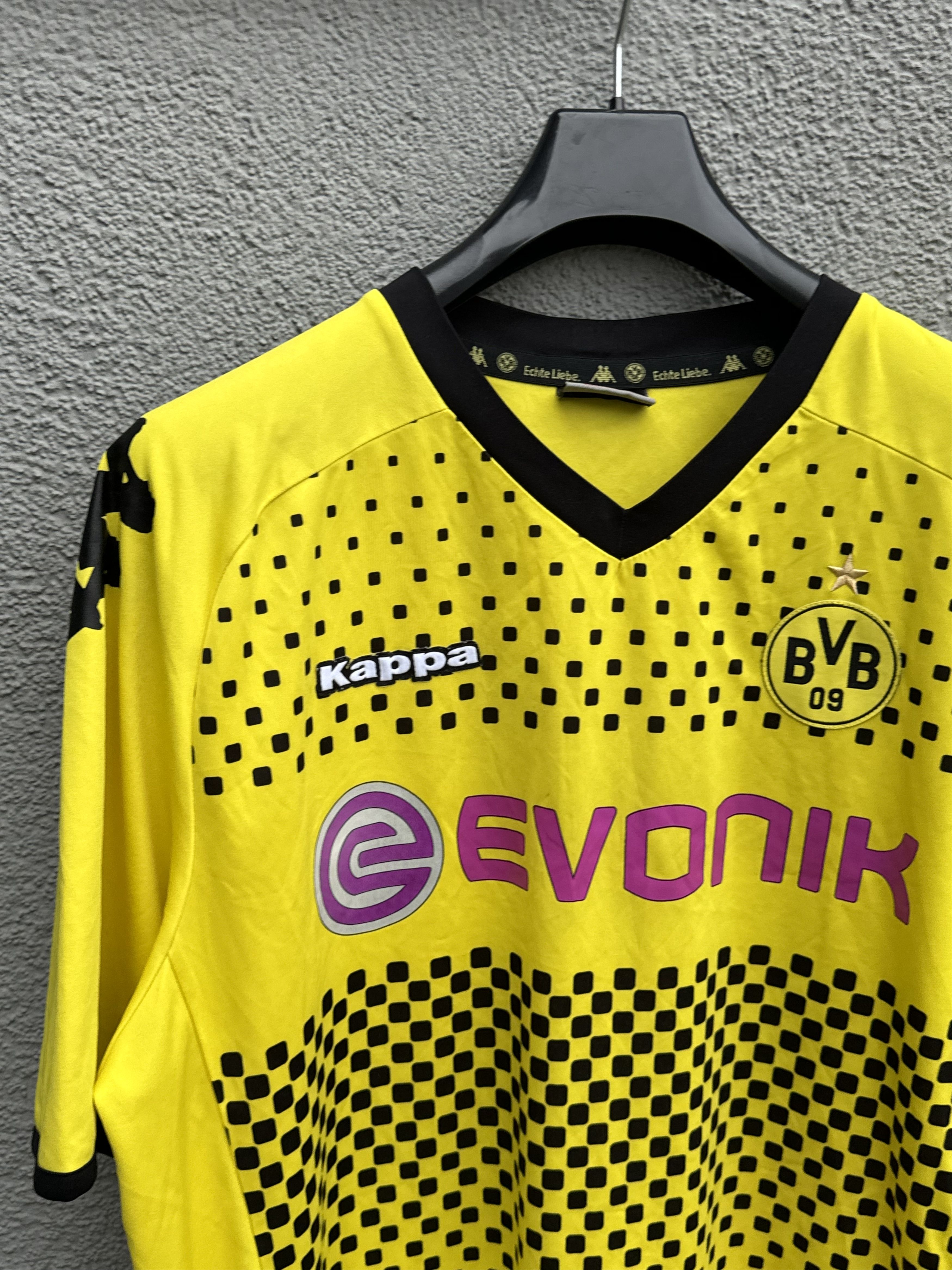 Kappa BORUSSIA DORTMUND 2011/2012 HOME JERSEY KAPP Size US XXL / EU 58 / 5 - 3 Thumbnail