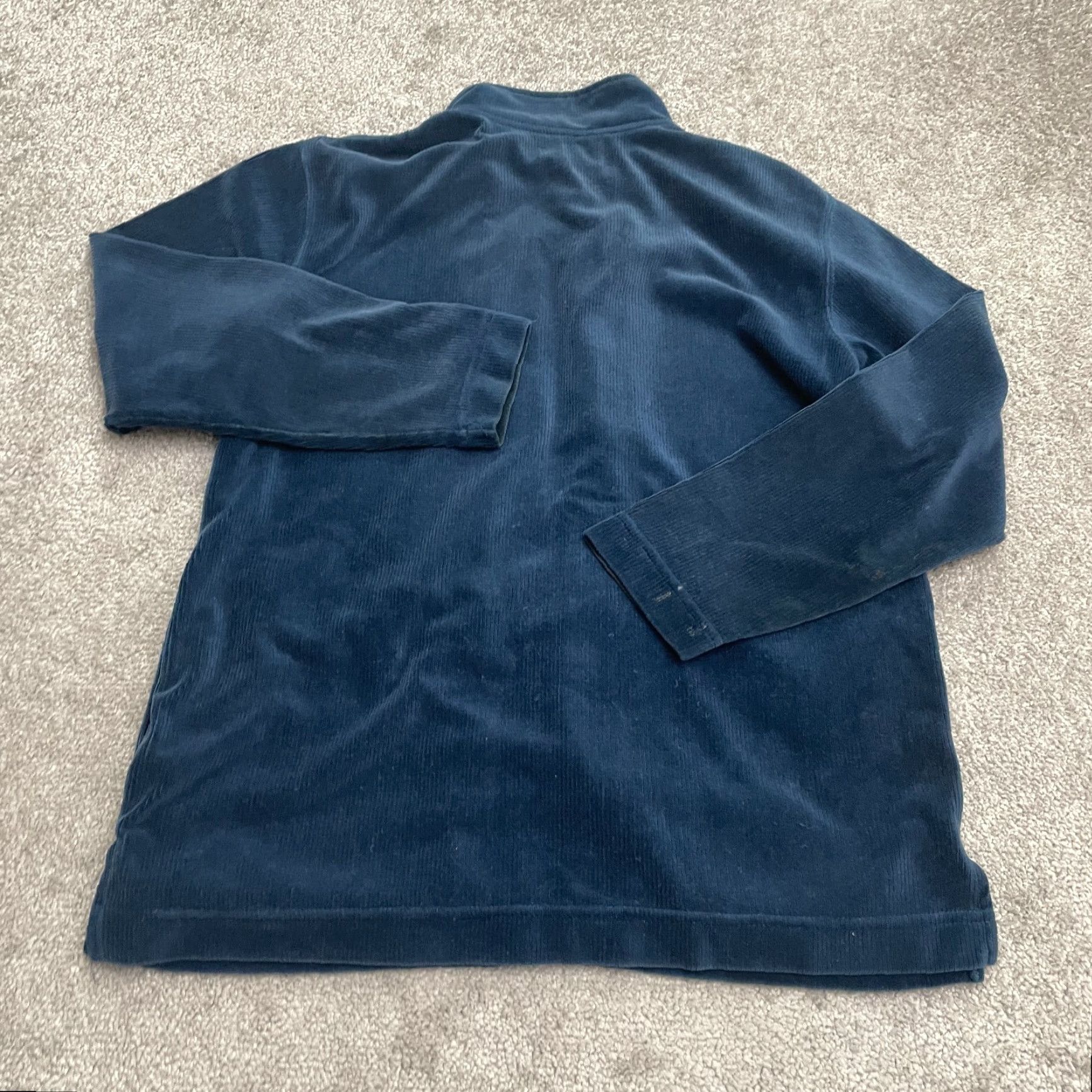 MooRER Jennifer Moore Corduroy Jacket Womens Petite Small Navy Blue Full Zip Casual Size S / US 4 / IT 40 - 2 Thumbnail