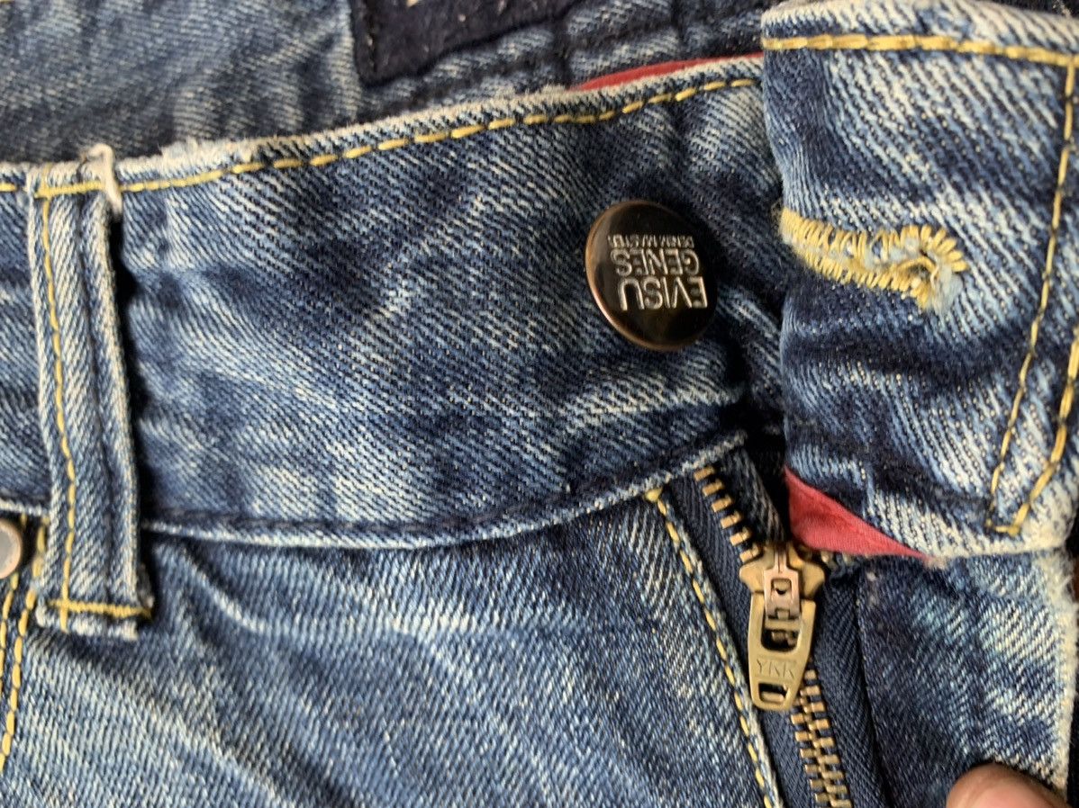 Japanese Brand Vintage Evisu inspired denim Size US 34 / EU 50 - 8 Thumbnail