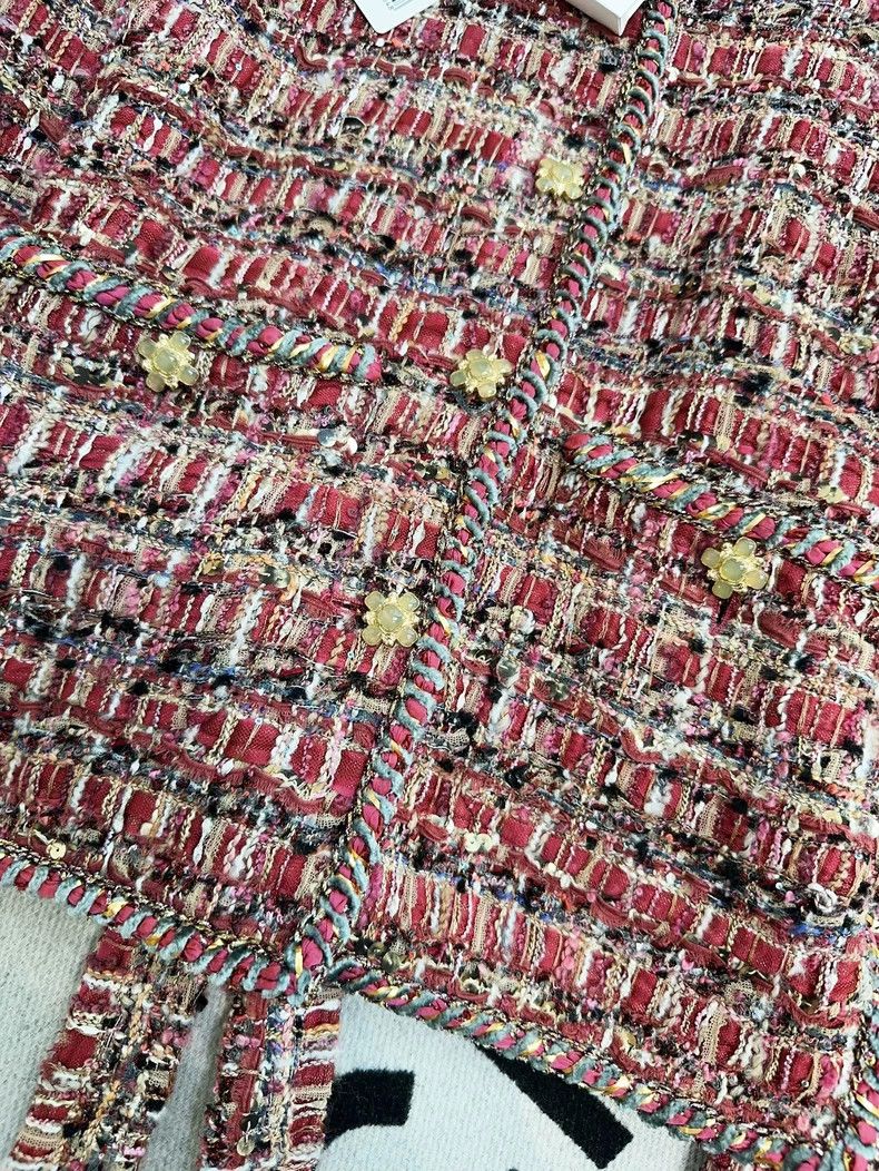 Chanel Chanel 21A red mixed color heavy industry gorgeous woven c Size S / US 4 / IT 40 - 5 Thumbnail