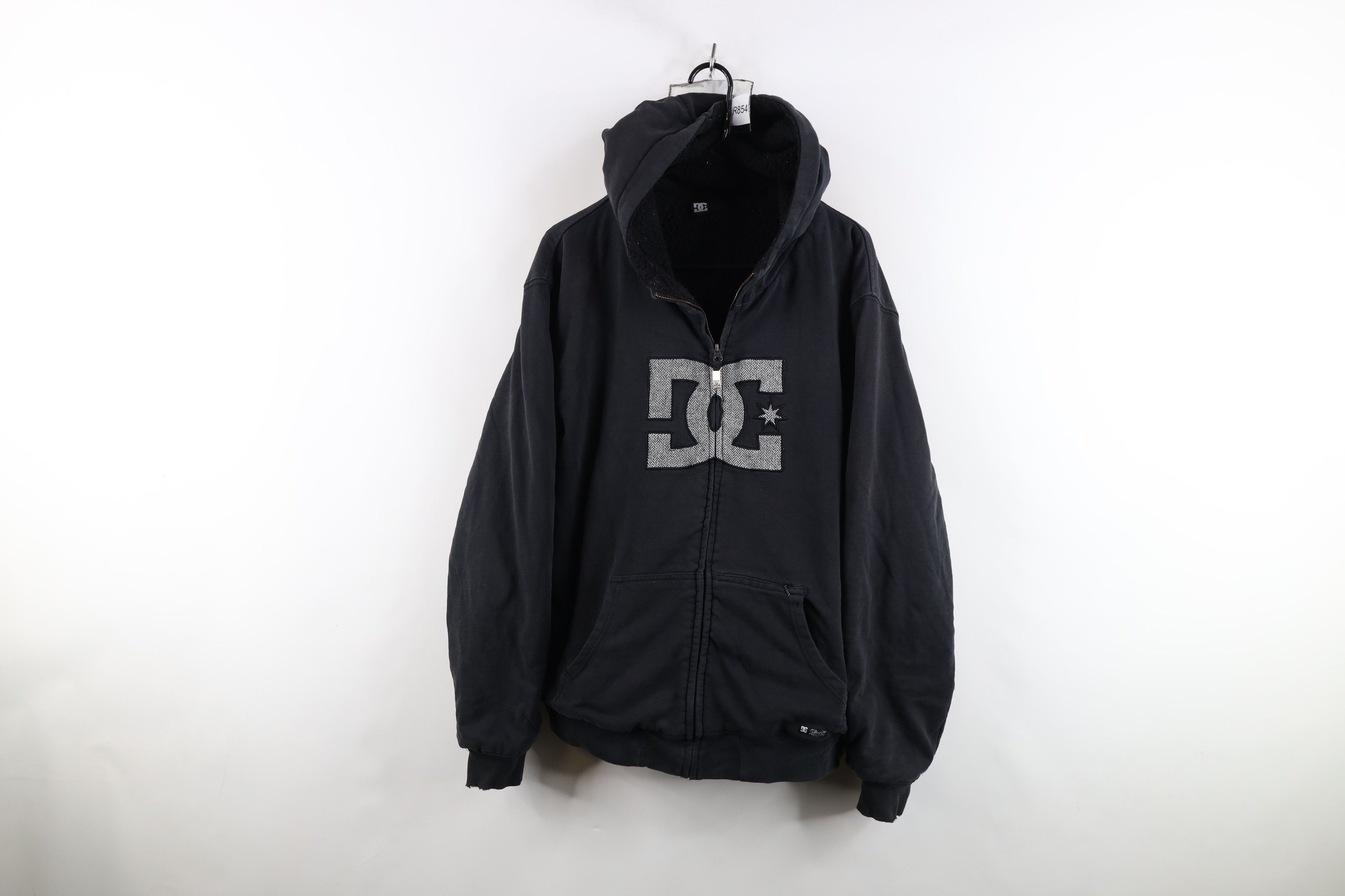 Vintage Vintage Y2K DC Shoes Skateboarding Heavyweight Full Hoodie Size XL / US 12-14 / IT 48-50 - 1 Thumbnail
