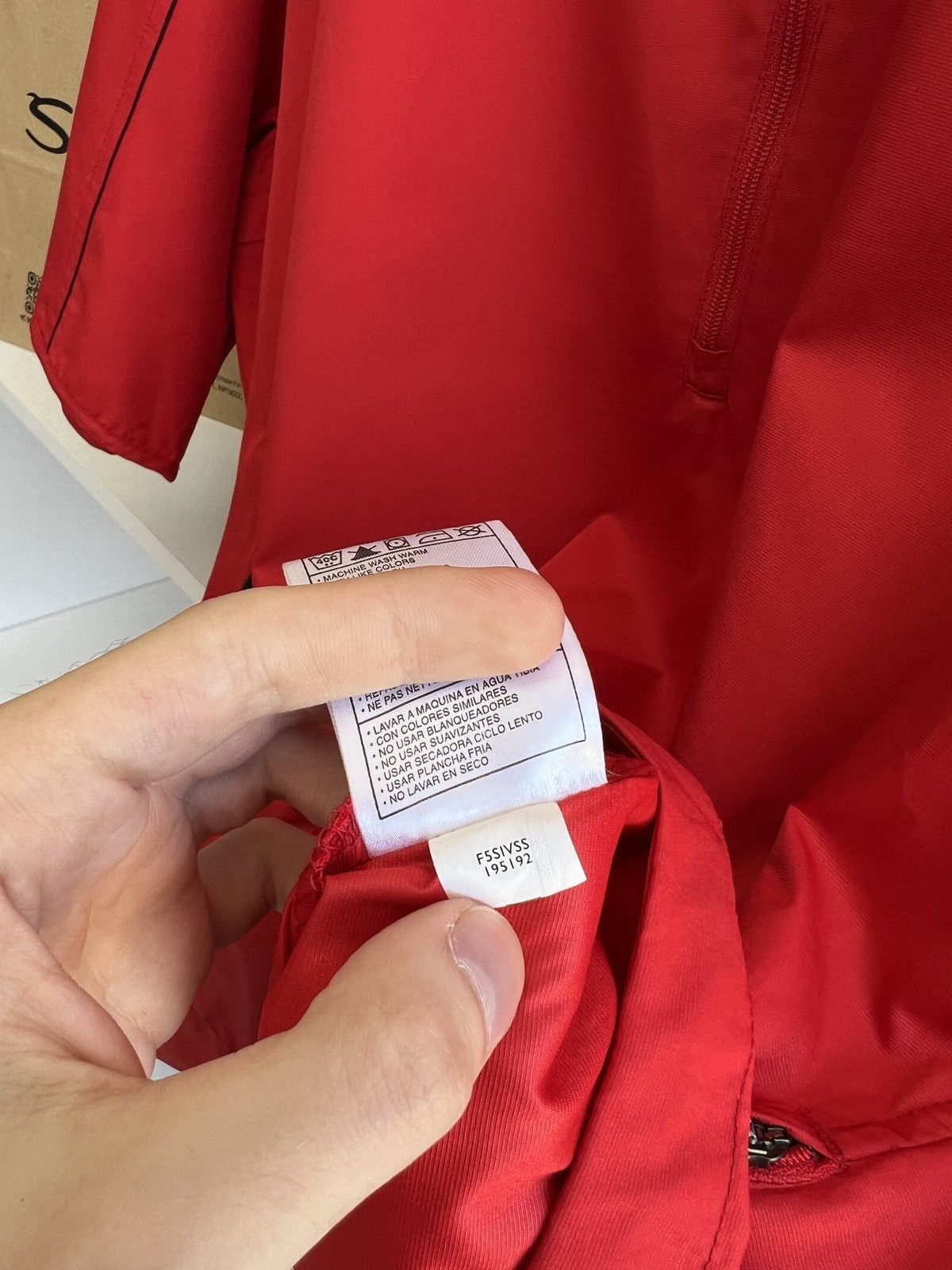 Nike × Vintage Vintage NIKE Red Golf Pullover Jacket Size US L / EU 52-54 / 3 - 8 Thumbnail