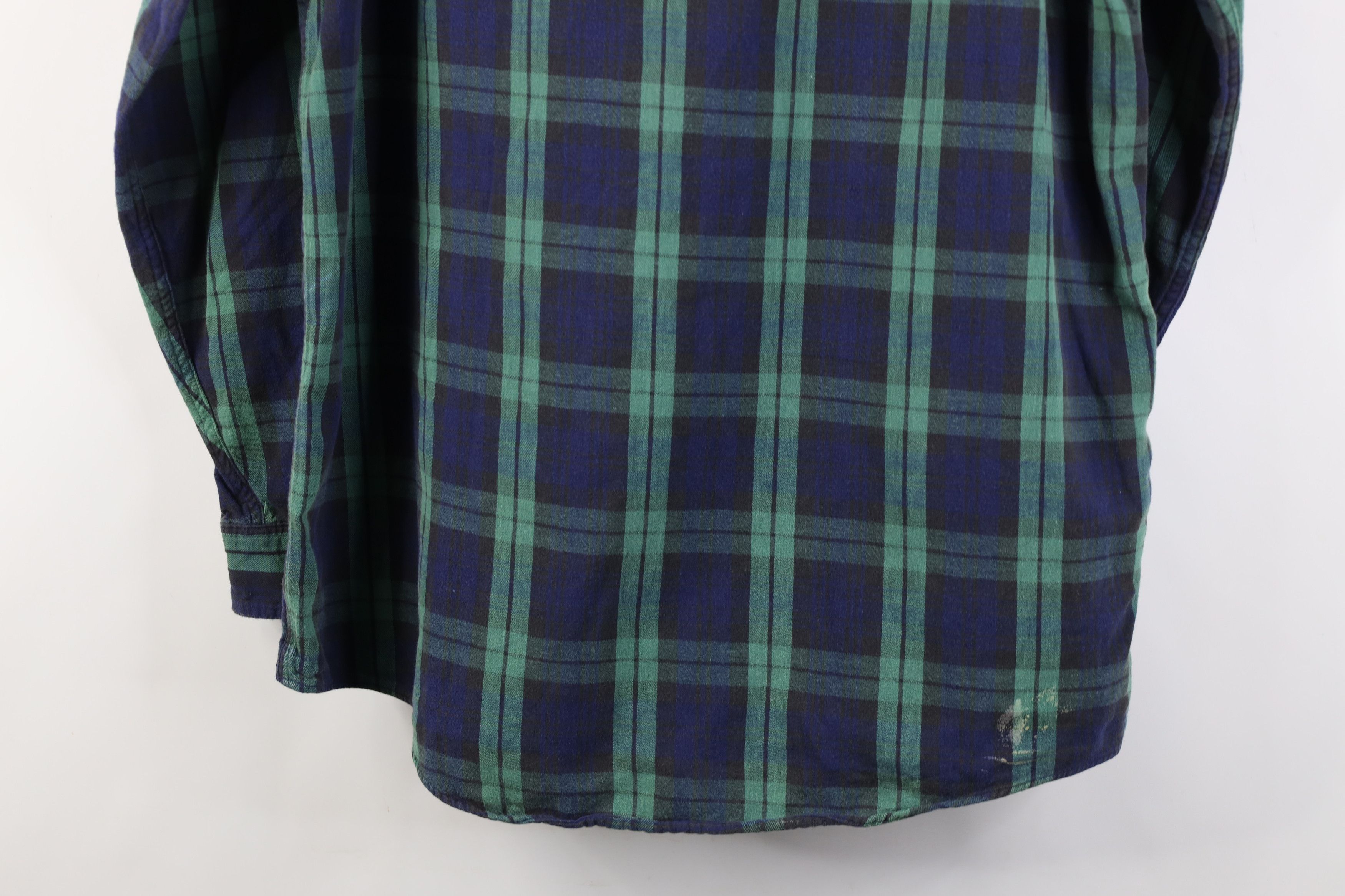 L.L. Bean Vintage 70s LL Bean Flannel Collared Button Shirt USA Size US L / EU 52-54 / 3 - 14 Thumbnail