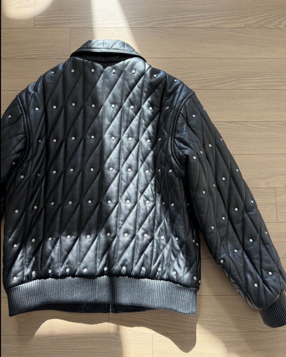 Supreme Supreme Quilted Studded Leather Jacket Size US M / EU 48-50 / 2 - 8 Thumbnail