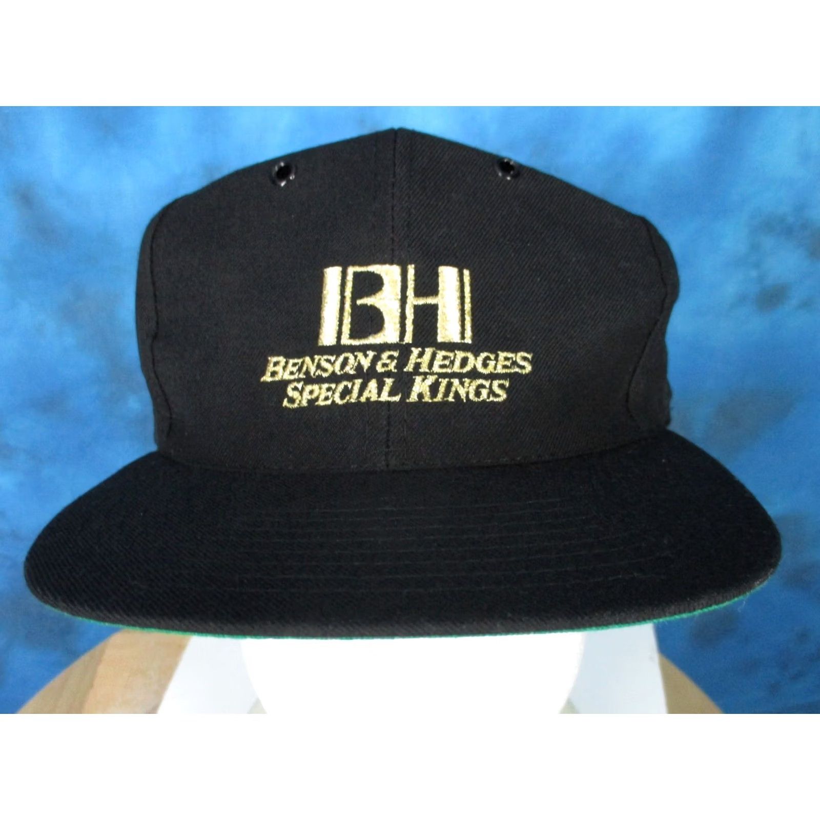 Vintage VINTAGE Benson & Hedges Snapback Hat 90s Men Adjustable Black Hip Hop CIGARETTES SPECIAL KINGS NOS Size ONE SIZE - 3 Thumbnail