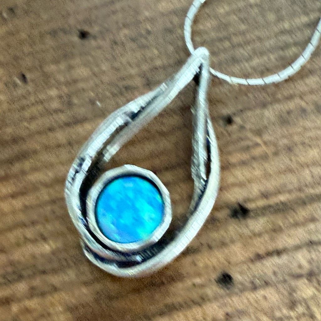 Other 4pc Artisan Blue Opal 925 Sterling Silver Hook Earrings Liqu Size ONE SIZE - 3 Thumbnail
