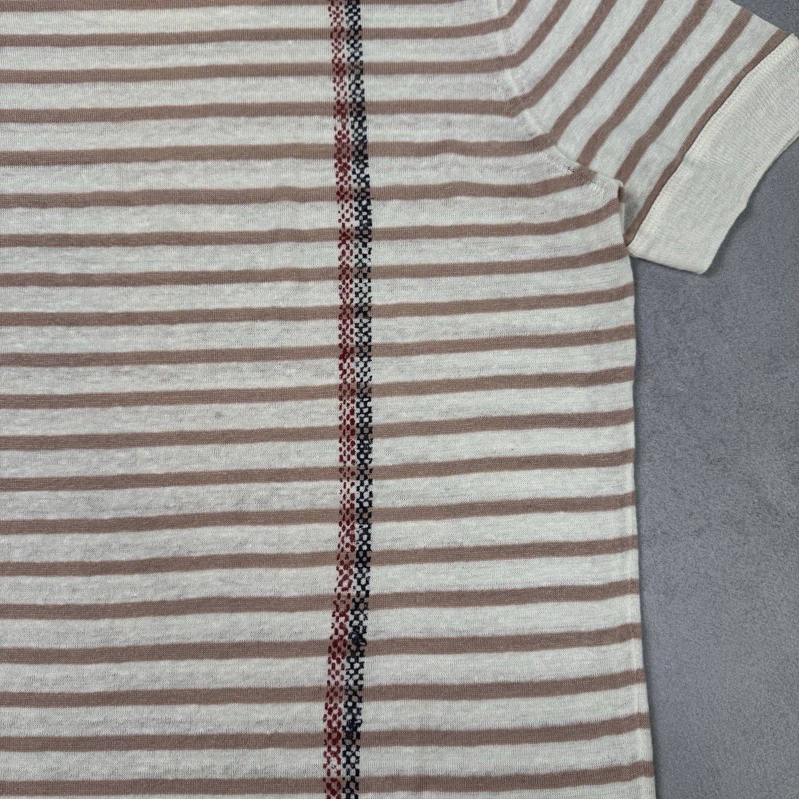 Dior Christian Dior Women Linen T Shirt Size IT 42 Striped Size M / US 6-8 / IT 42-44 - 23 Thumbnail