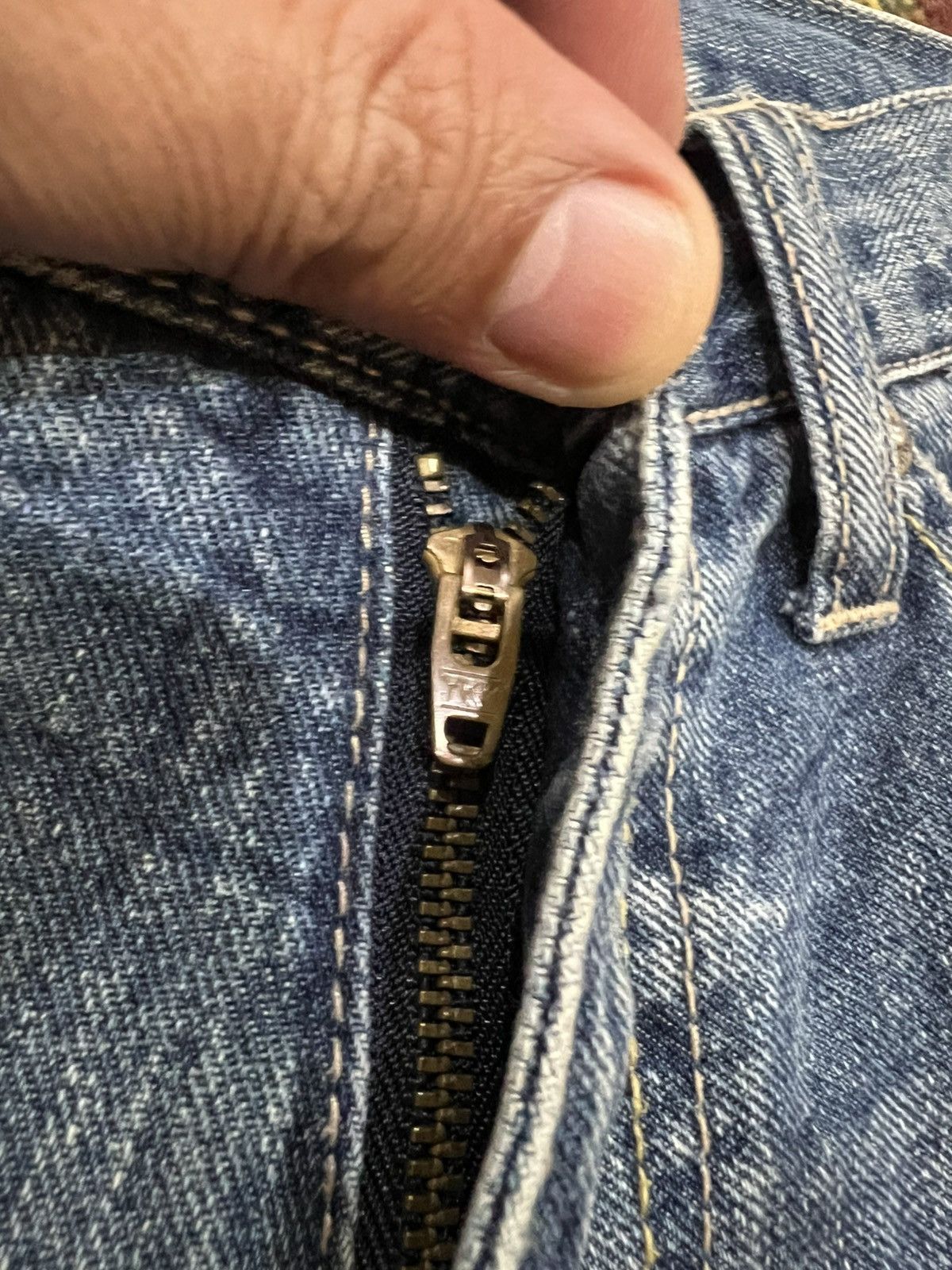 Japanese Brand Nylaus Clothing Distress Short Jean Size US 31 - 10 Thumbnail