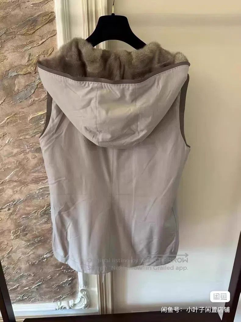 Loro Piana Loro Piana Mink Fur Double-Sided Vest Size L / US 10 / IT 46 - 4 Thumbnail