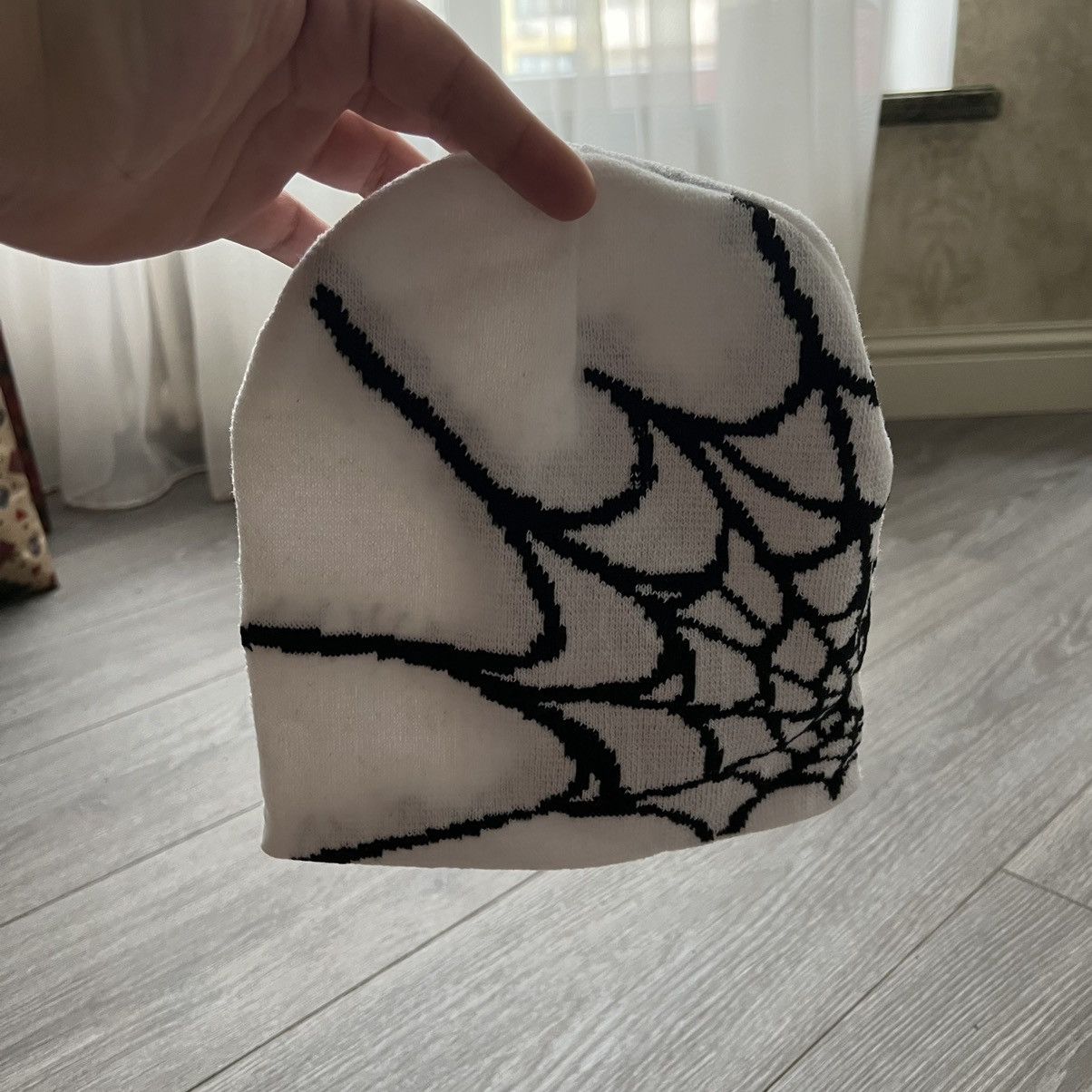 Japanese Brand Y2K Spider Web Beanie Hat style Avant Garde Size ONE SIZE - 9 Thumbnail