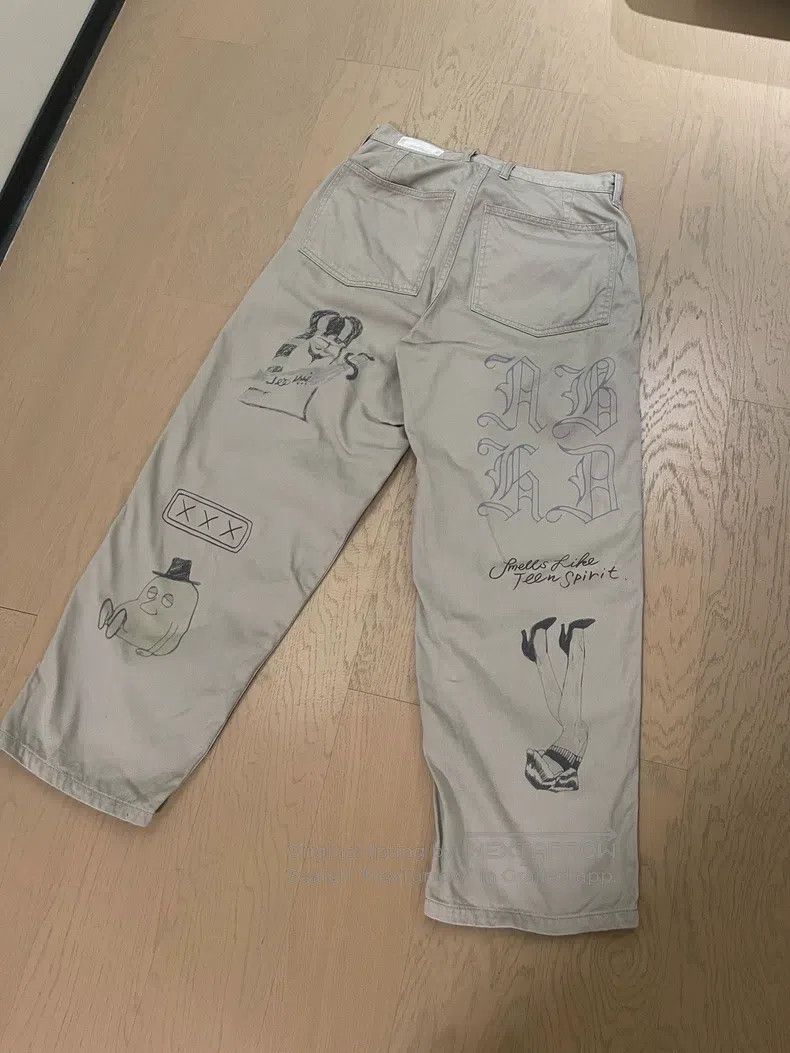 Neighborhood Neighborhood size S Graffiti Casual Cargo Pants Size US 27 - 2 Thumbnail