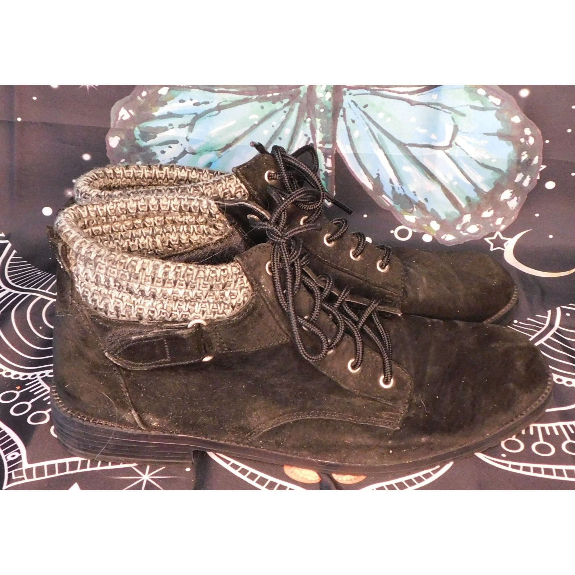 Other Black Original Rugged Outback Ankle Boots Size US 12 / IT 42 - 4 Thumbnail