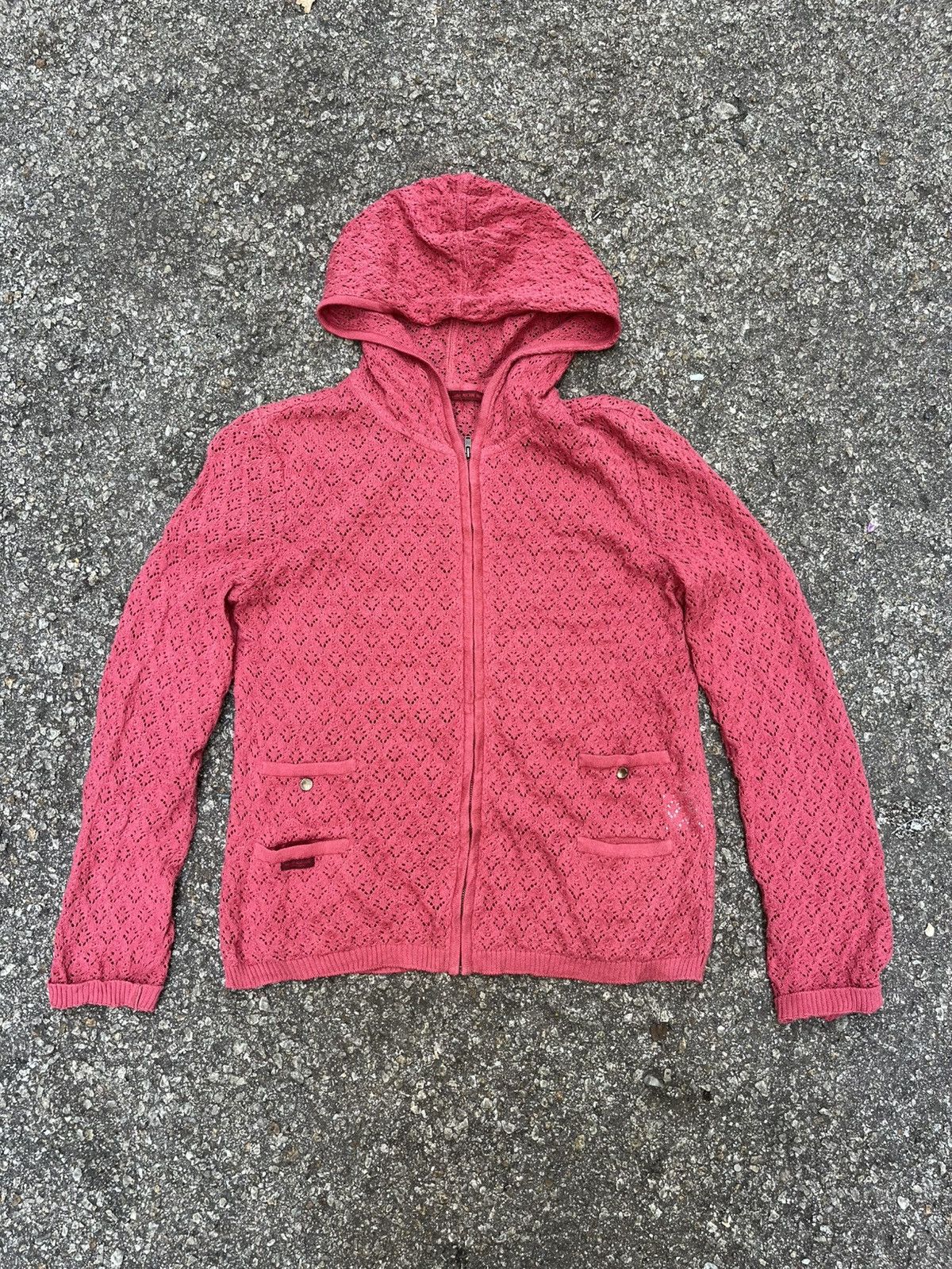Issey Miyake MADEMOISELLE NON NON Knit Women Zip Up Hoodie Size M / US 6-8 / IT 42-44 - 1 Thumbnail