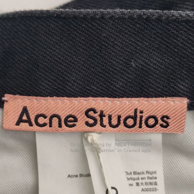 Acne Studios Acne Studios 100% Cotton Letter Logo Denim Pants Size 31" - 5 Thumbnail